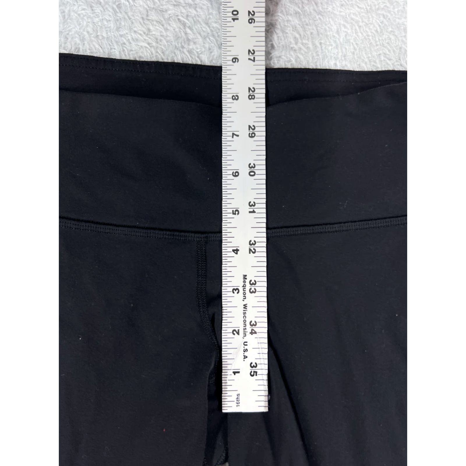 Lululemon Lululemon Womens 8 Black Wunder Under Crop 20" Leggings Yoga Gym Workout Pants Cropped Pockets Size 30" / US 8 / IT 44 - 7 Thumbnail