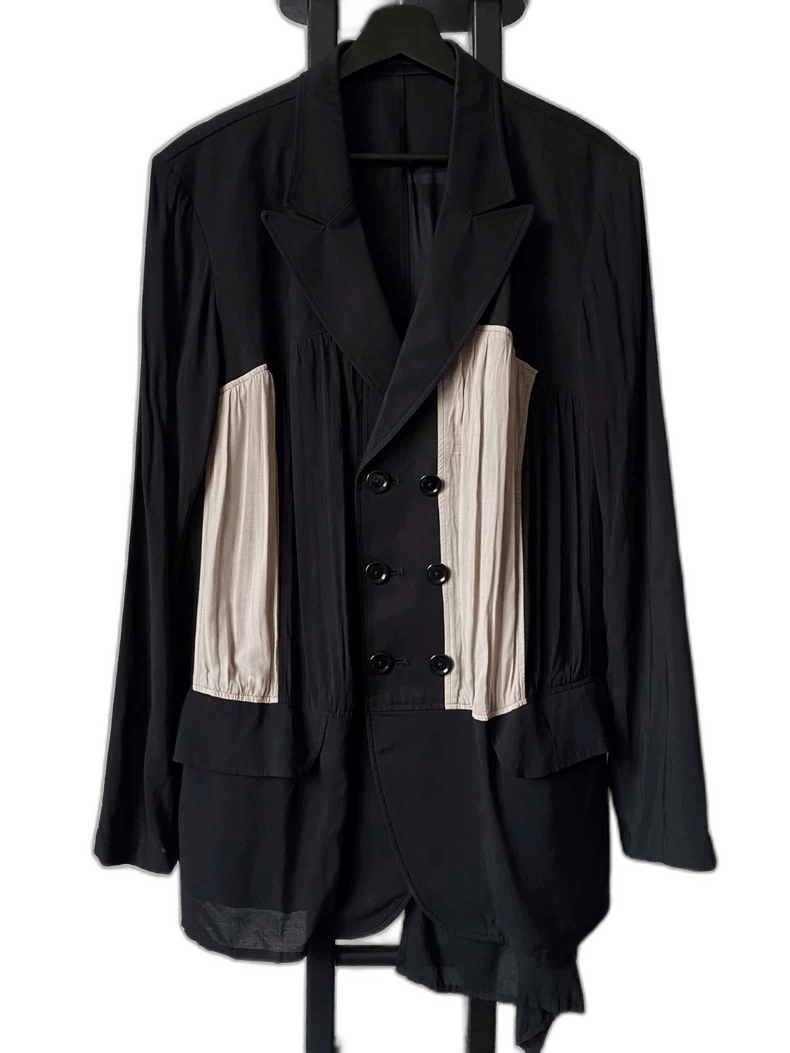 Yohji Yamamoto yohji yamamoto pour homme deconstructed jacket Size US S / EU 44-46 / 1 - 1 Thumbnail