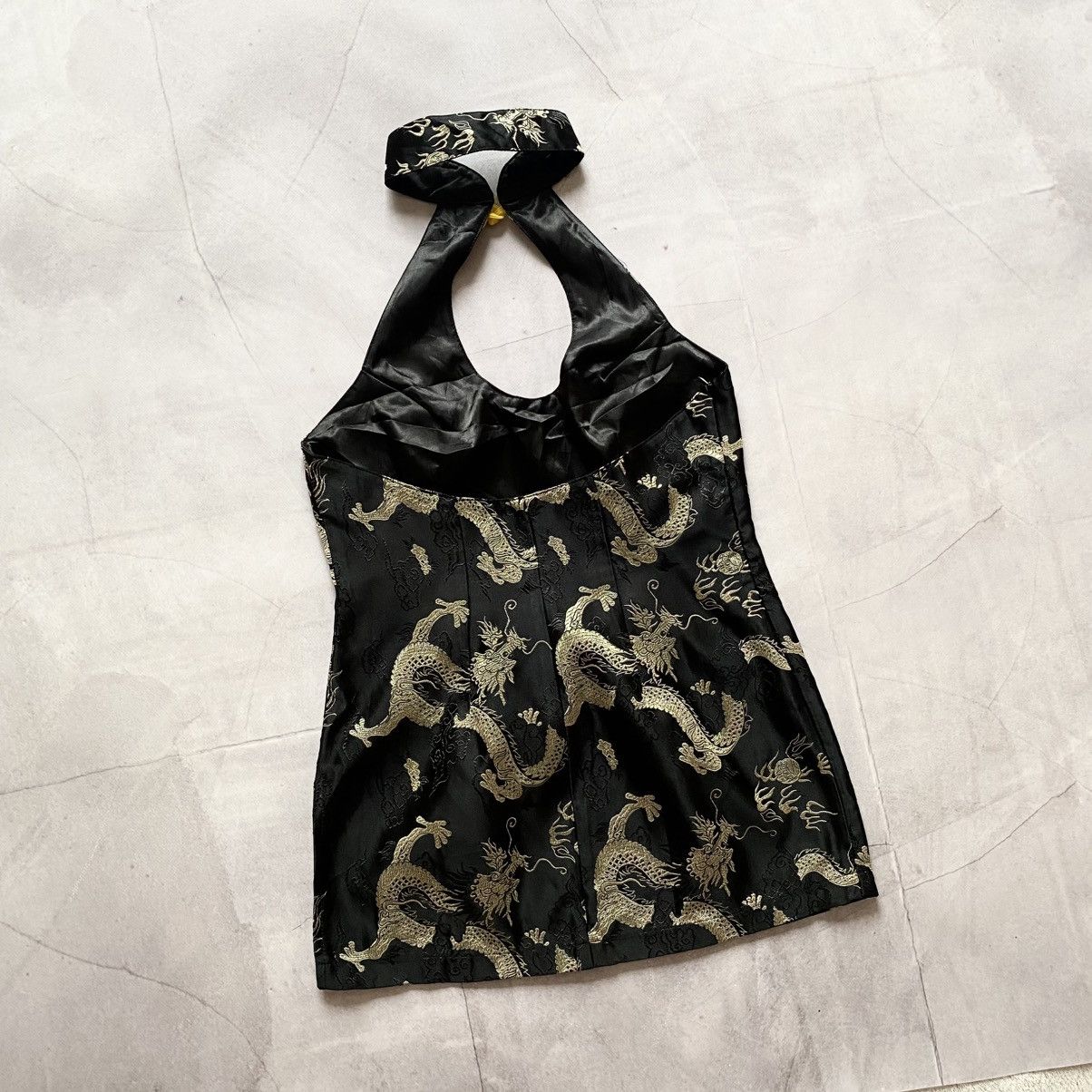 Hysteric Glamour × Undercover 00s Japan Dragon Vintage Side Tank Top Hysteric Glamour Vibe Size S / US 4 / IT 40 - 7 Thumbnail