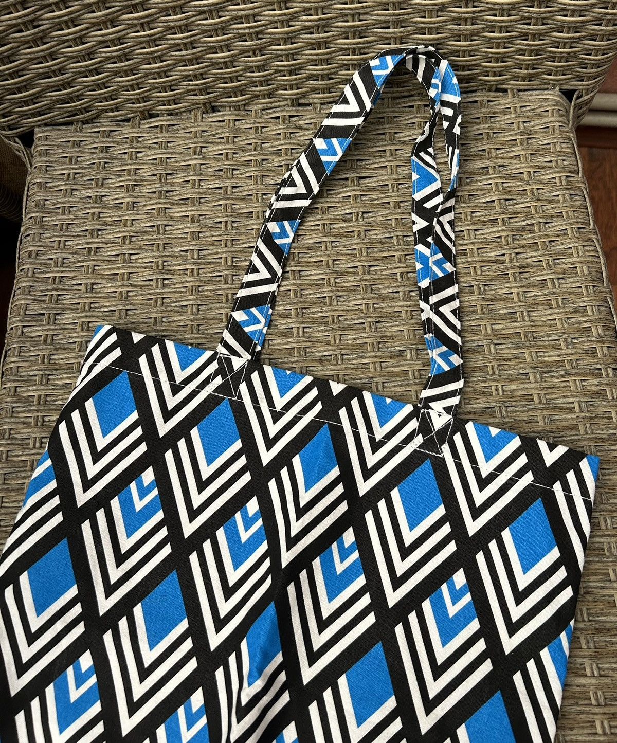 Paco Rabanne Geometric Print Tote Bag