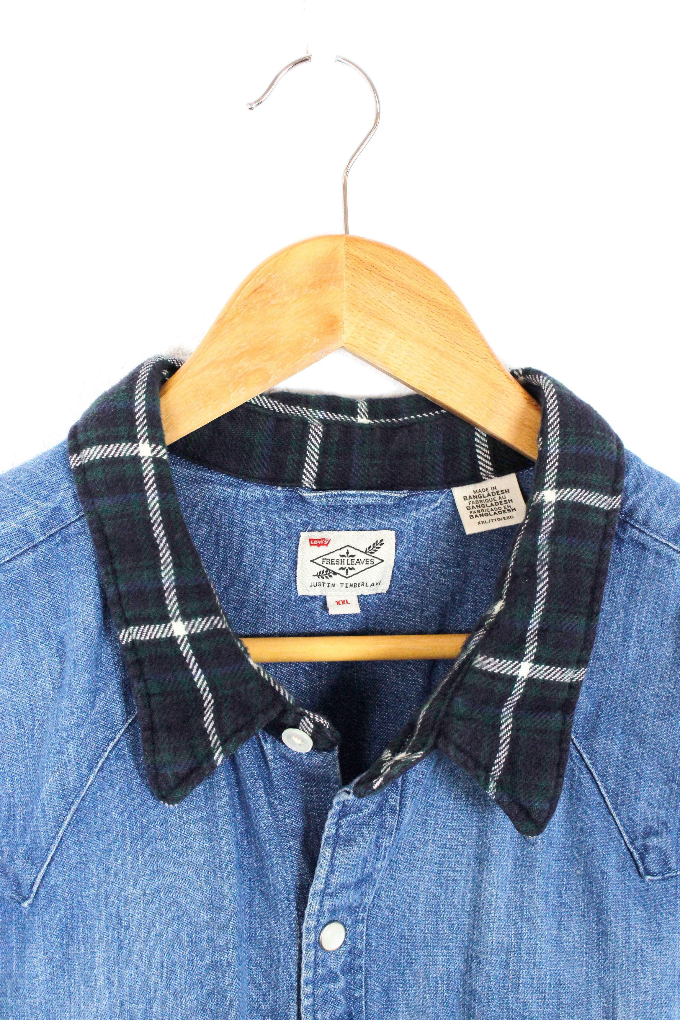 Levi's Levi's x Justin Timberlake Jeans Western Denim Shirt Size US XL / EU 56 / 4 - 4 Thumbnail