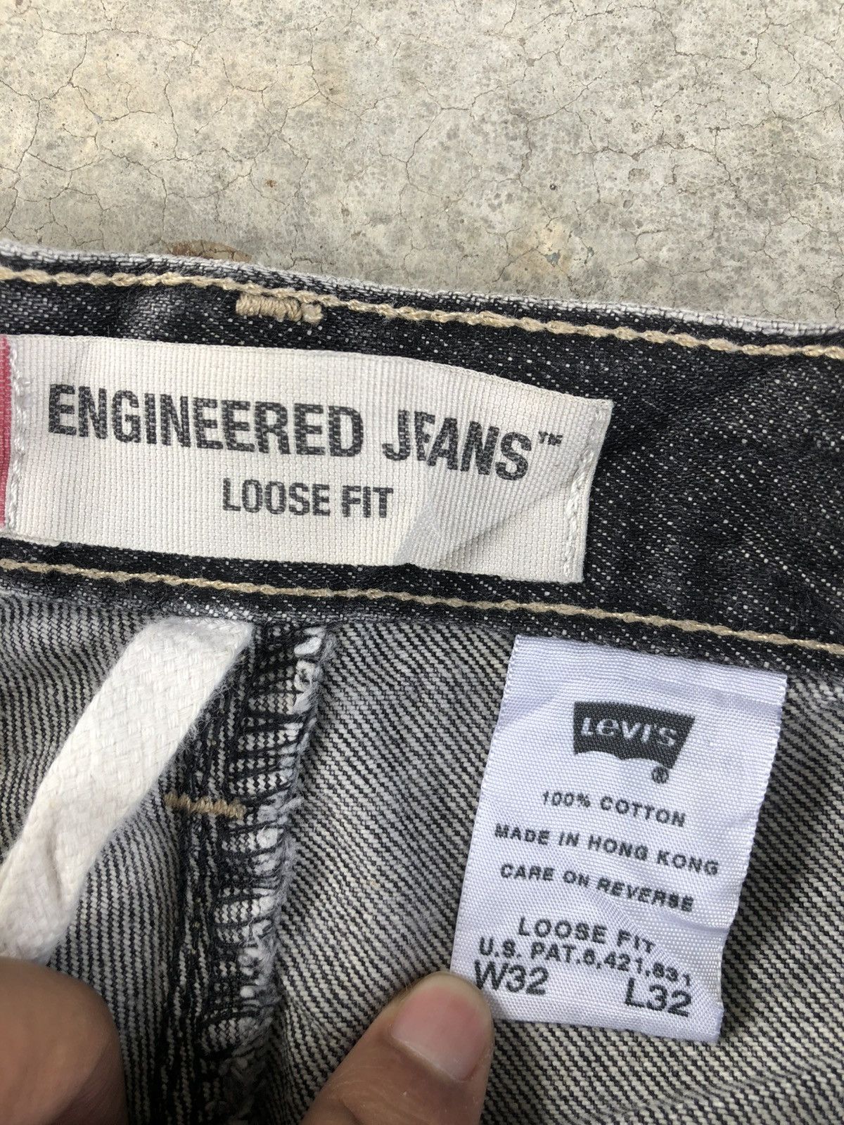 Levi's Y2k Levis Engineered Loose Jeans Baggy Distressed Size US 32 / EU 48 - 18 Thumbnail