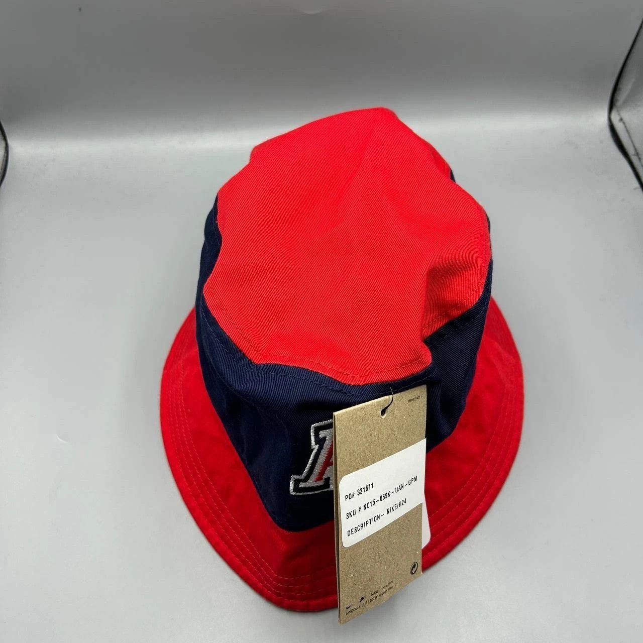 Nike Arizona Wildcats x Nike Hat Men Embroidered Bucket Cotton L Size ONE SIZE - 3 Thumbnail