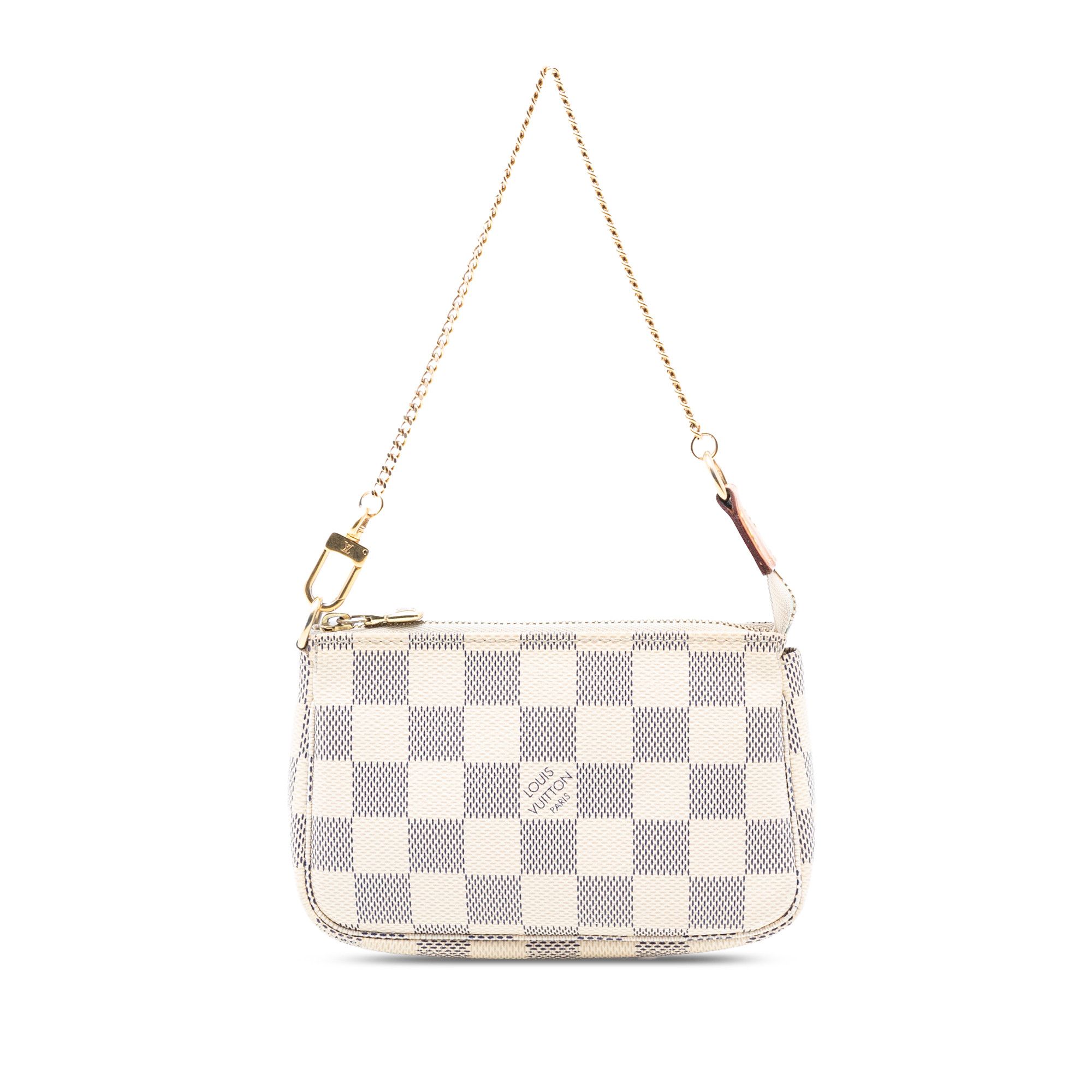 Louis Vuitton Louis Vuitton Damier Azur Mini Pochette Accessoires Size ONE SIZE - 1 Thumbnail