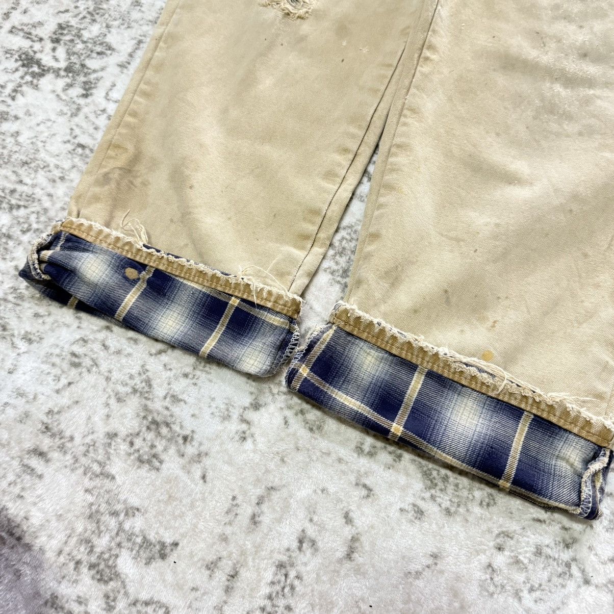 Dickies Vintage Dickies Blanket Linen Distressed Jeans Size US 36 / EU 52 - 3 Thumbnail