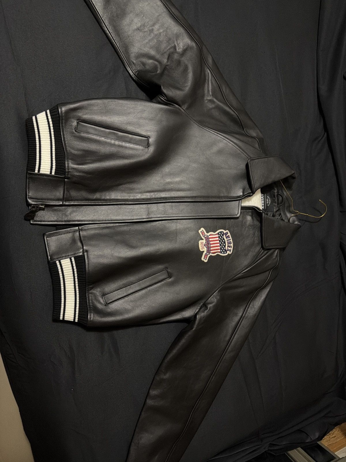 Avirex Avirex black leather jacket Size US S / EU 44-46 / 1 - 2 Thumbnail