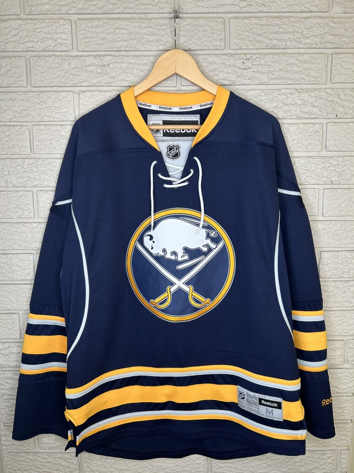 Reebok Vintage Reebok Buffalo Sabres 2012 Jersey Size US M / EU 48-50 / 2 - 2 Thumbnail