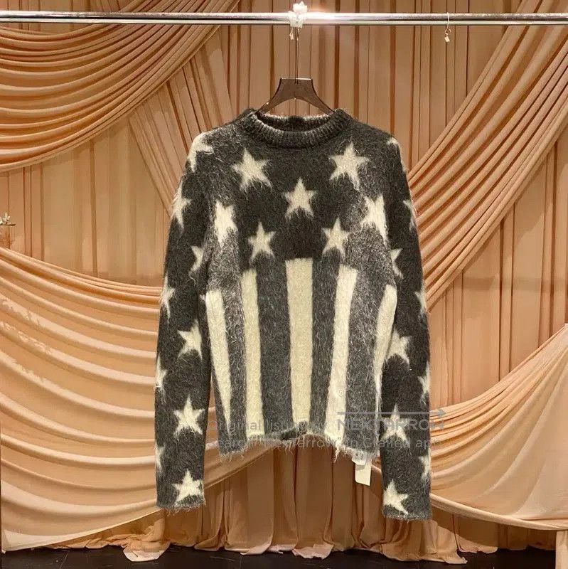 Other Louis Vuitton Colorblock Mohair Knit Sweater in Gray . Size S / US 4 / IT 40 - 1 Thumbnail