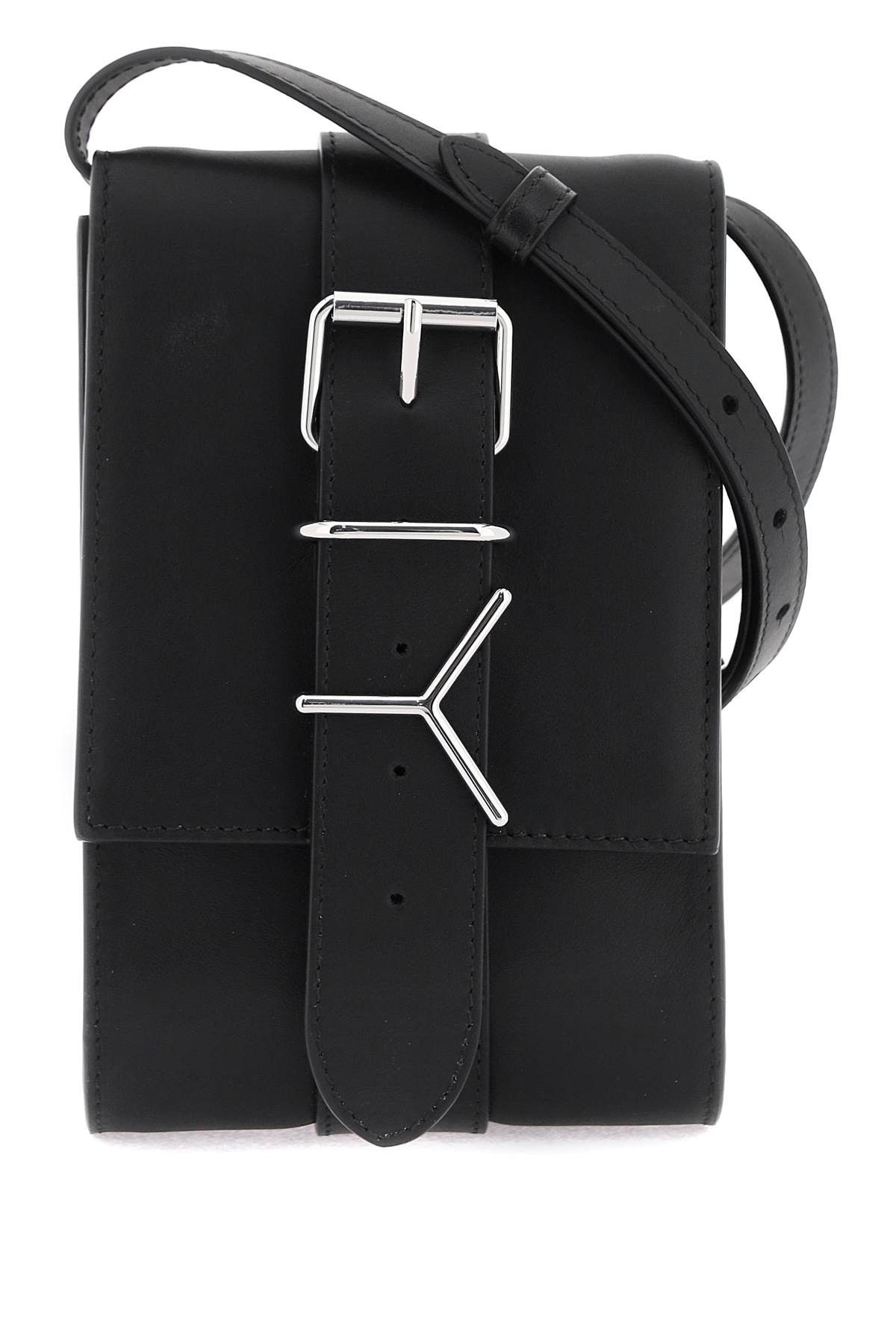 image of Yproject Y Belt Crossbody Bag in Nero, Men's