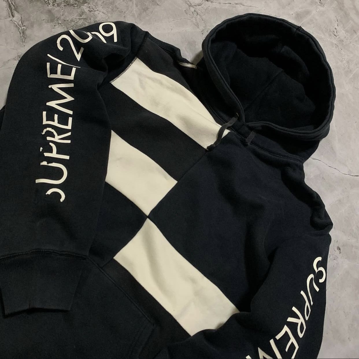 Supreme Supreme 2009 Block Stripe Hoodie Size US XL / EU 56 / 4 - 2 Thumbnail