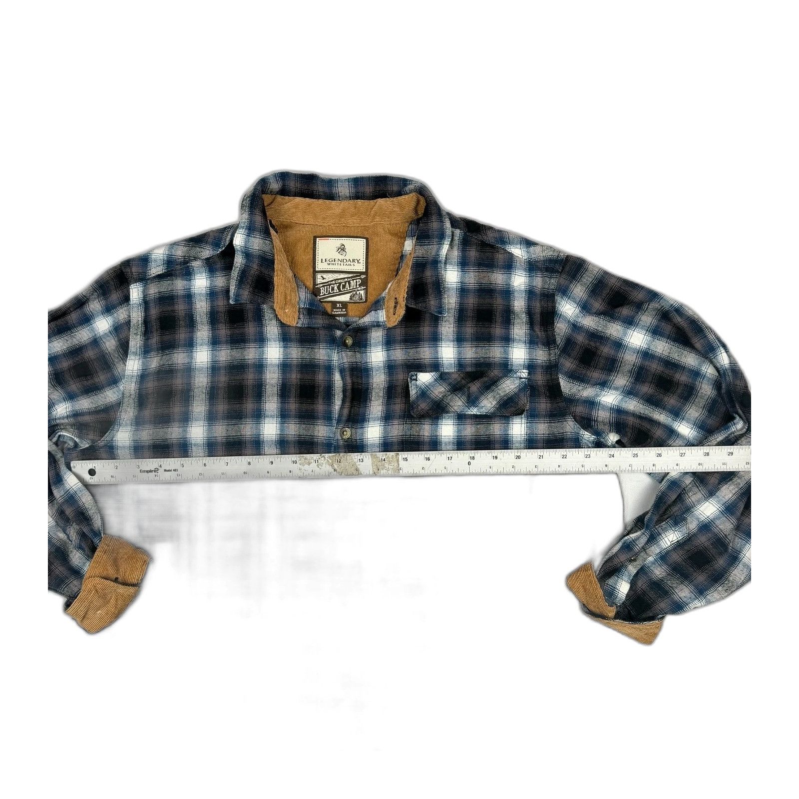 Legendary Goods Legendary Whitetails Buck Camp XL Flannel Shirt Green Brown Size US XL / EU 56 / 4 - 4 Thumbnail