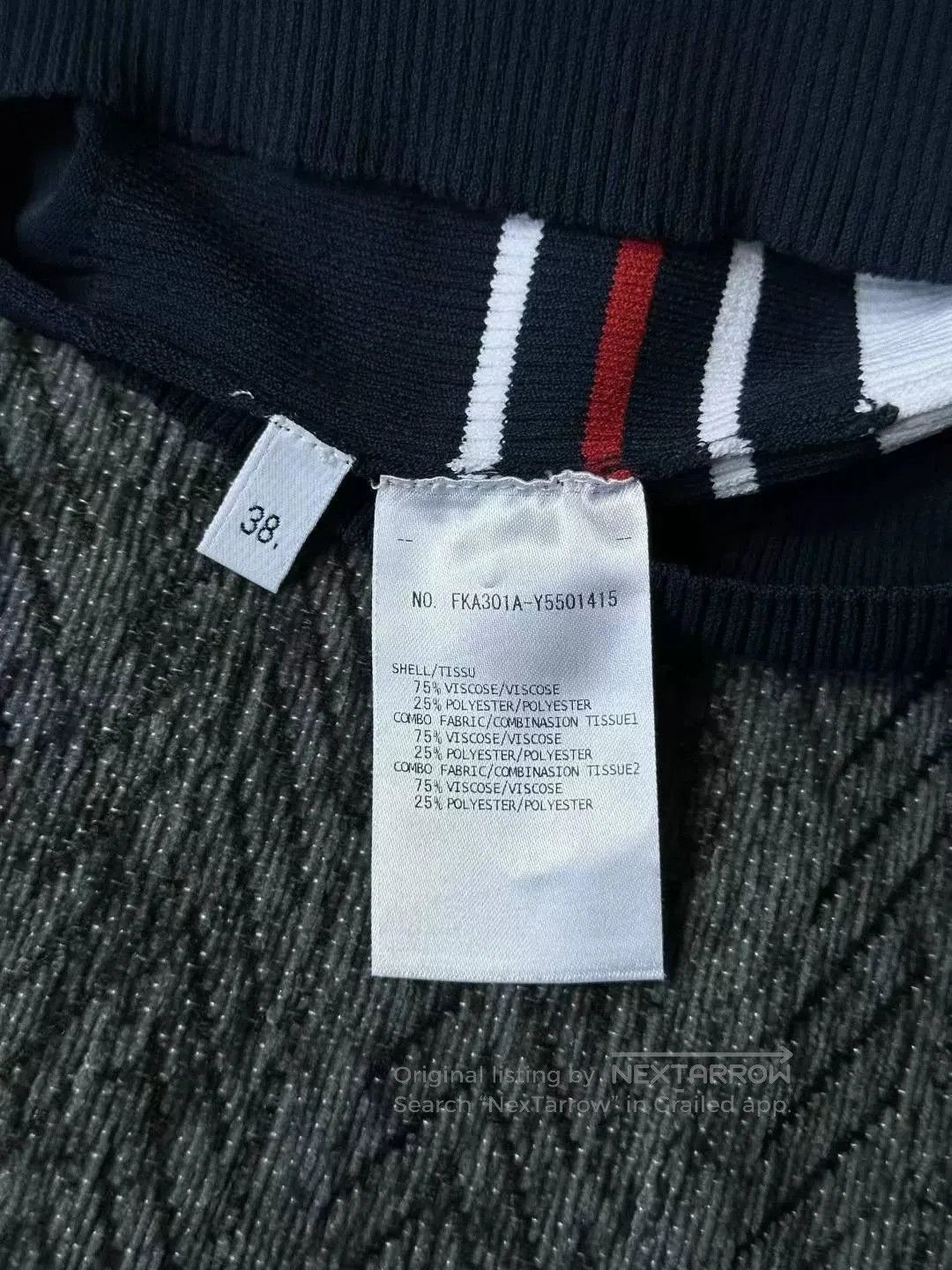 Thom Browne thom browne navy striped knit short sleeve. Size US S / EU 44-46 / 1 - 3 Thumbnail