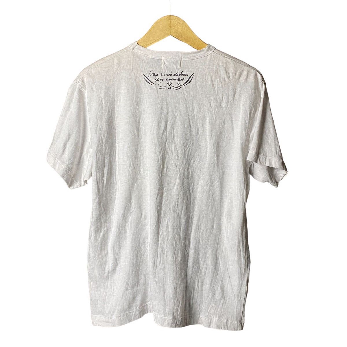 If Six Was Nine 2000s Tanri Skull Poem Distressed Shirt Size US M / EU 48-50 / 2 - 5 Thumbnail