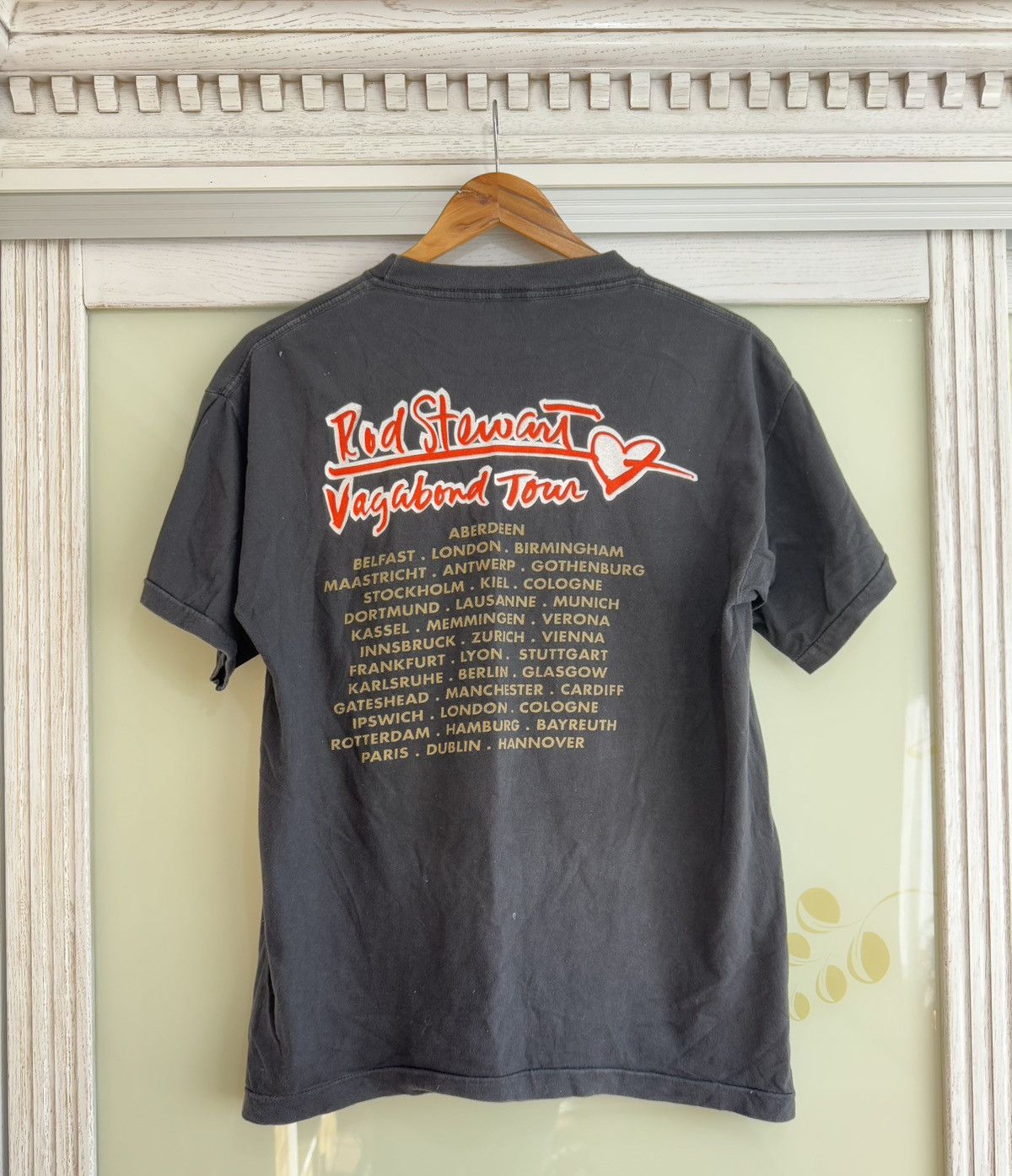 Band Tees × Vintage Vintage Rod Stewart 90’s Vagabond Tour T-shirt Rare Tee Size US M / EU 48-50 / 2 - 2 Thumbnail