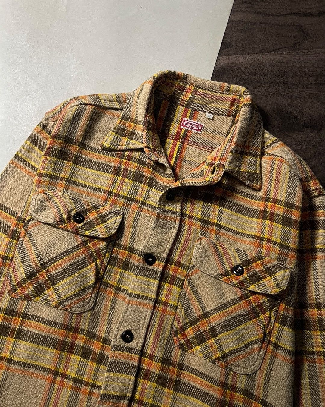 Beams Japan Heavy Flannel Shirt Double Pocket BEAMSWORK JAPAN Size M Size US M / EU 48-50 / 2 - 4 Thumbnail