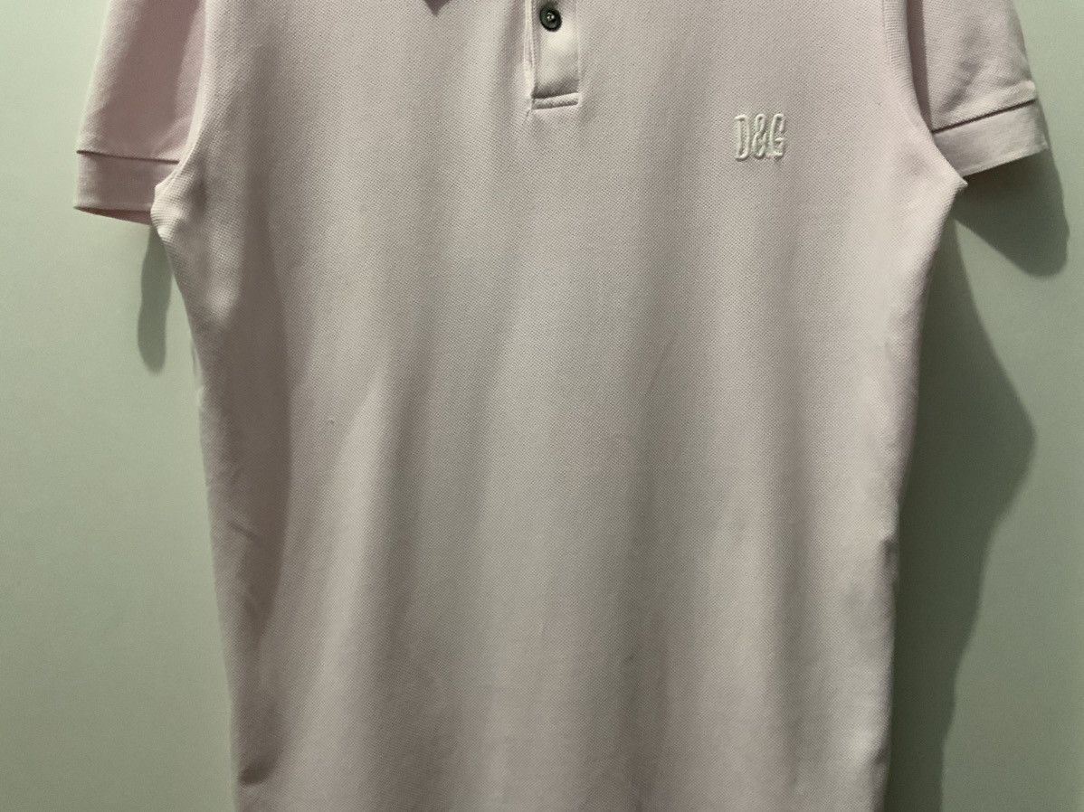 Dolce & Gabbana Dolce & Gabbana Pink Collar Tee Size US S / EU 44-46 / 1 - 4 Thumbnail
