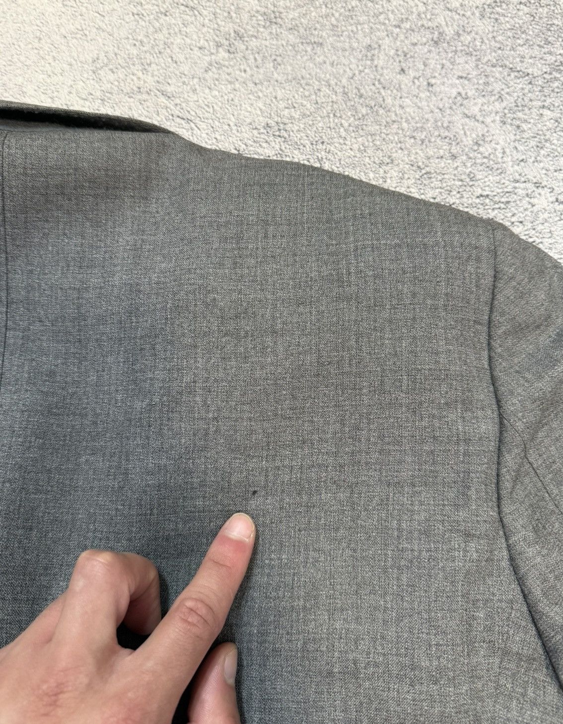 Suitsupply Lazio Blazer Mens 52 EU 42 US Slim Gray Wool
