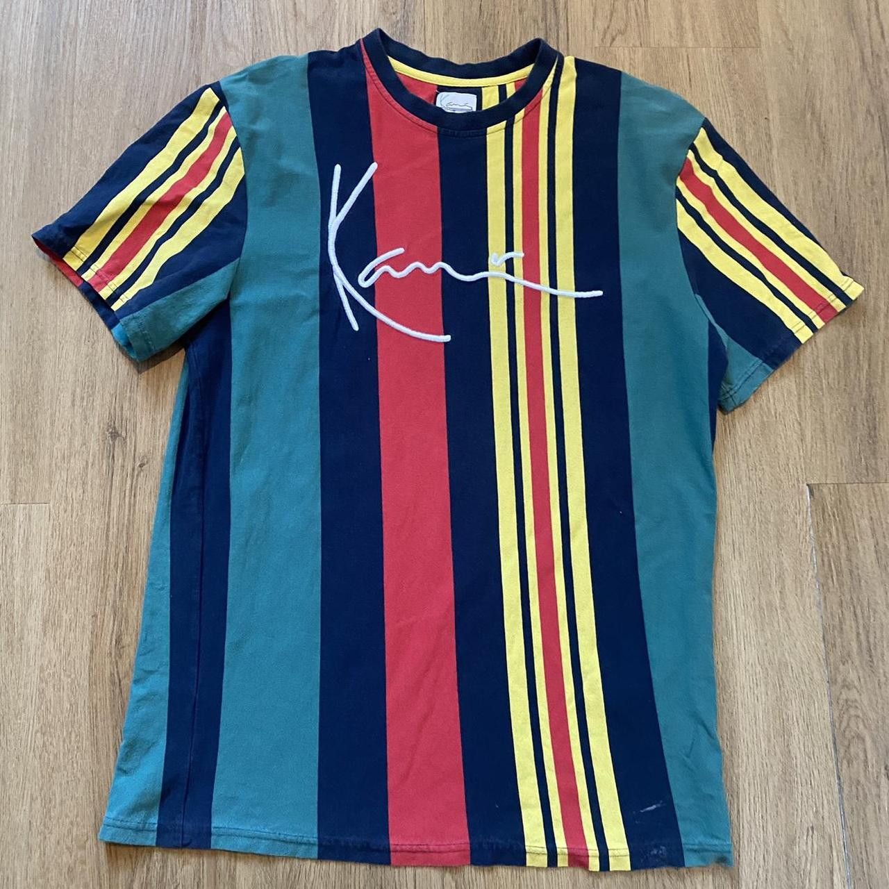 Karl Kani Karl Kani Vintage y2k Boxy Multicolour Stripes Size US L / EU 52-54 / 3 - 1 Thumbnail