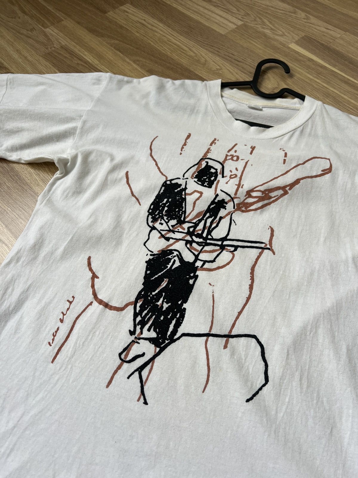 Vintage Vintage Eric Clapton 1992 World Tour White Tshirt Size XL Size US XL / EU 56 / 4 - 5 Thumbnail
