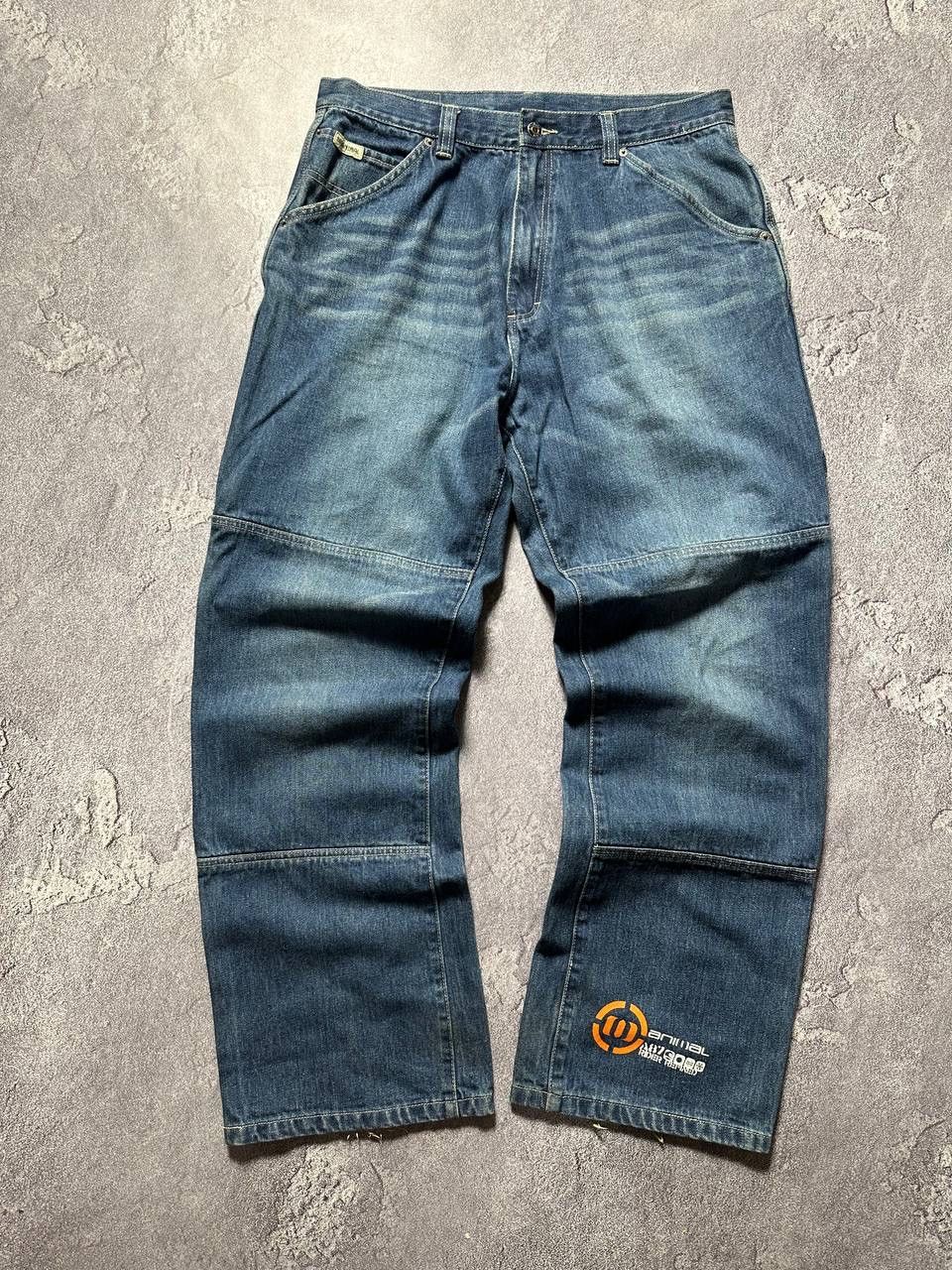 Ecko Unltd. × Vintage 💥90‘s Rap Animal Pants Carpenter Faded Jnco style Size US 34 / EU 50 - 6 Thumbnail