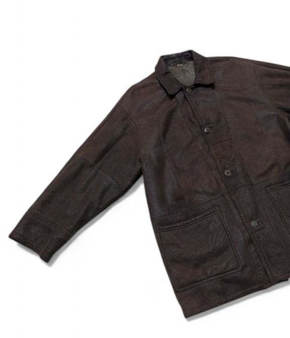 Other WERNER CHRIST Shearling Lambskin Brown Jacket Size US XL / EU 56 / 4 - 14 Thumbnail
