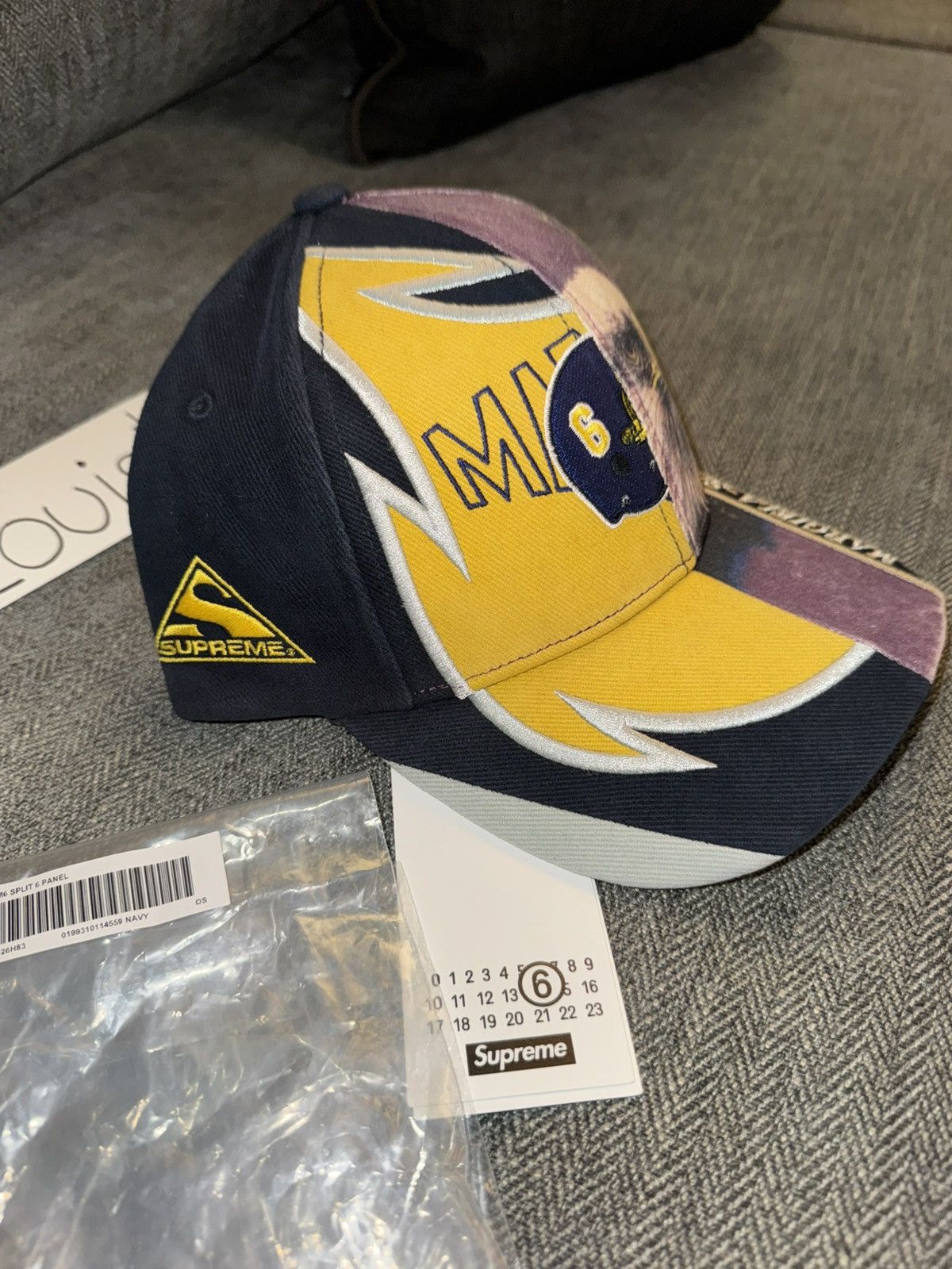Supreme x MM6 Maison Margiela Split 6-Panel Navy - krearack.com
