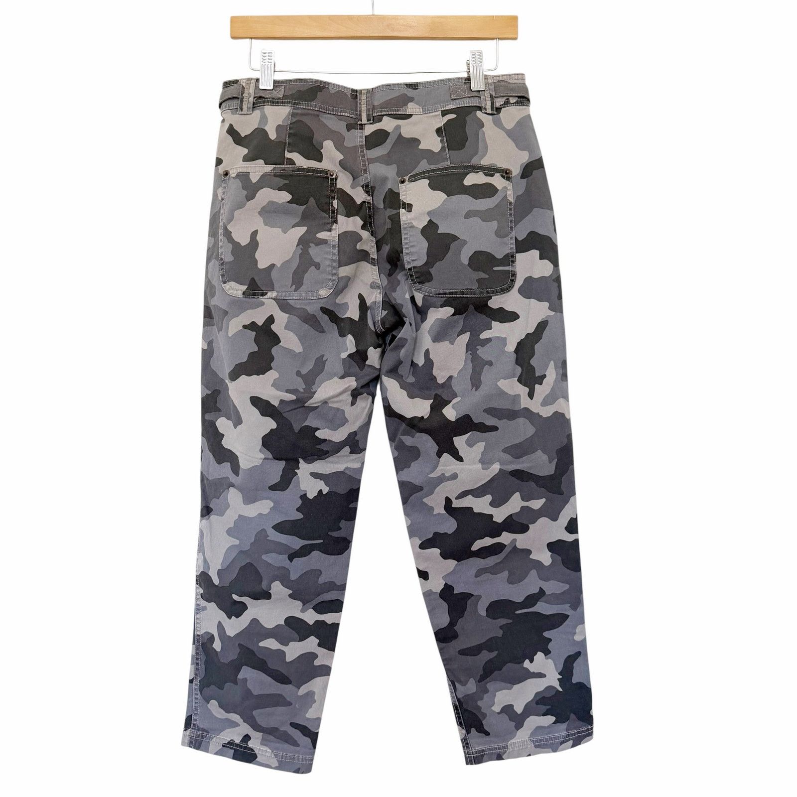 Other Sundance Reed Gray Camo Cropped Pants Sz P6 Size 28" / US 6 / IT 42 - 5 Thumbnail