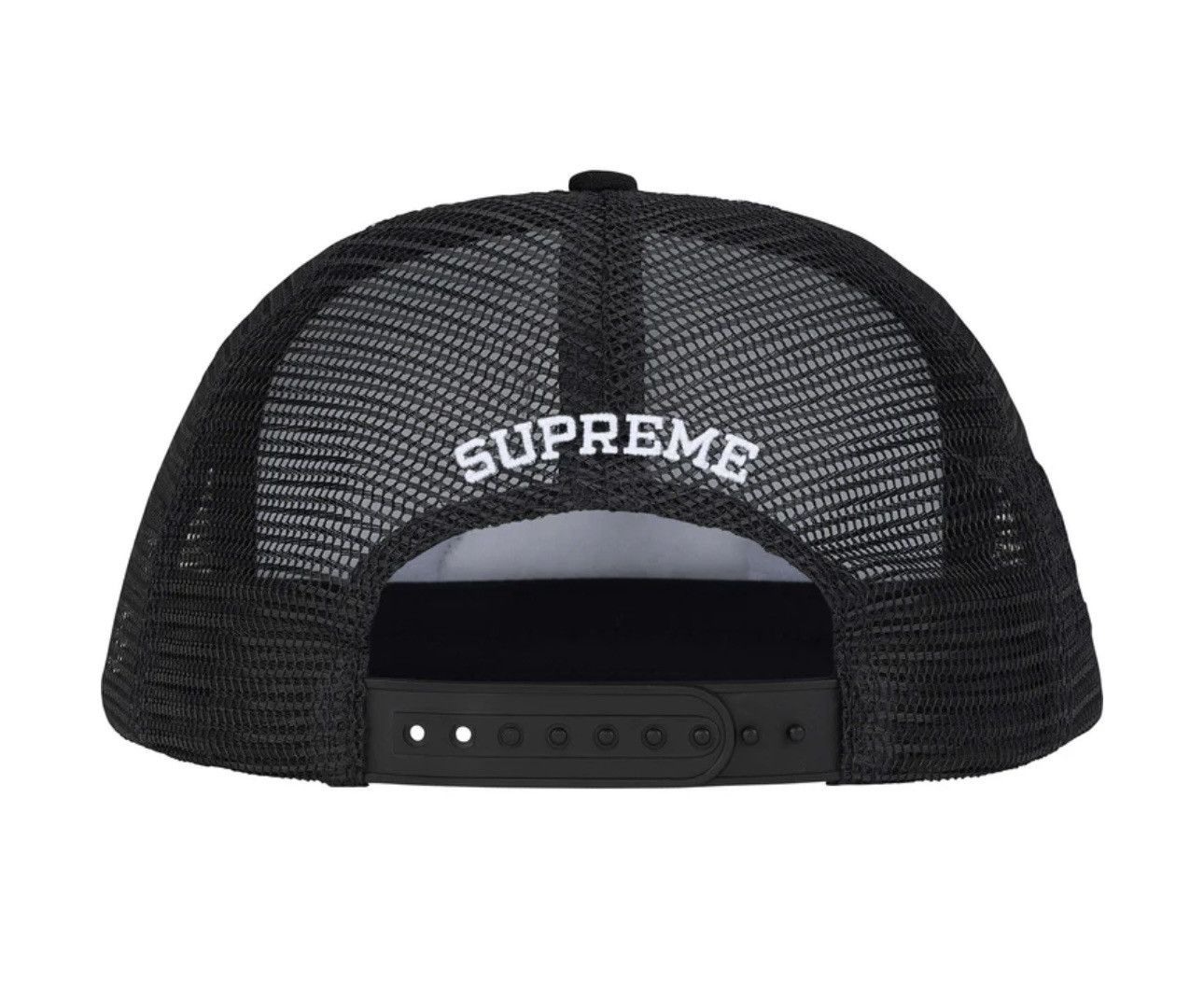 Supreme Supreme Pinup Mesh Back 5-Panel Black Hat Cap Size ONE SIZE - 6 Thumbnail