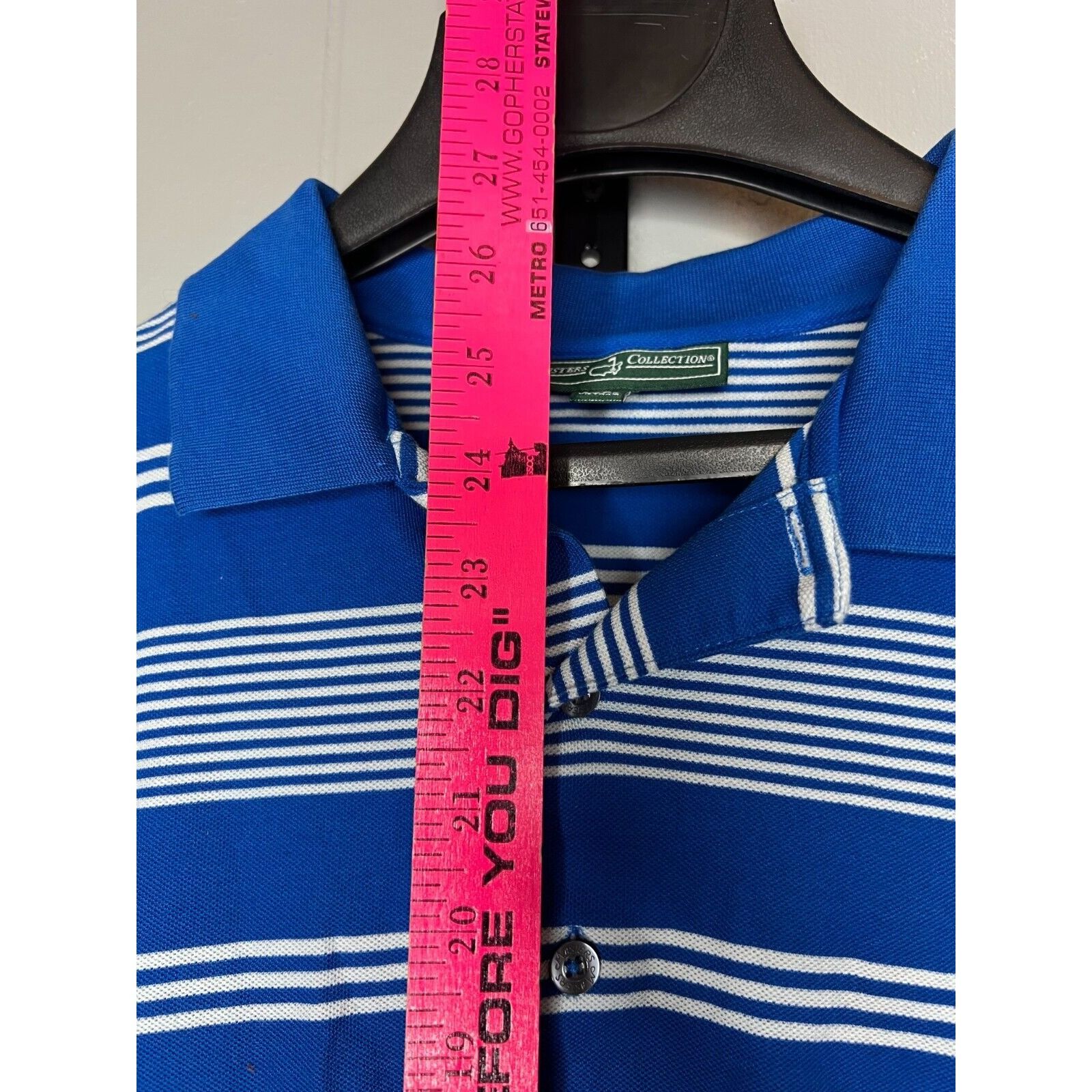The Masters The Masters Performance Golf Polo Shirt Men XL Black White B Size US XL / EU 56 / 4 - 6 Thumbnail