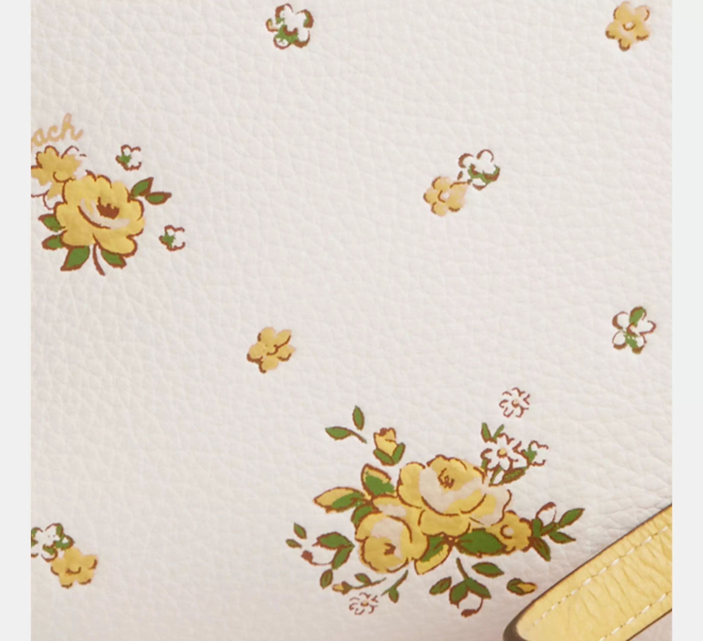 Coach NWT Coach Mini Rowan File Bag With Floral Print CAQ08 Size ONE SIZE - 10 Thumbnail