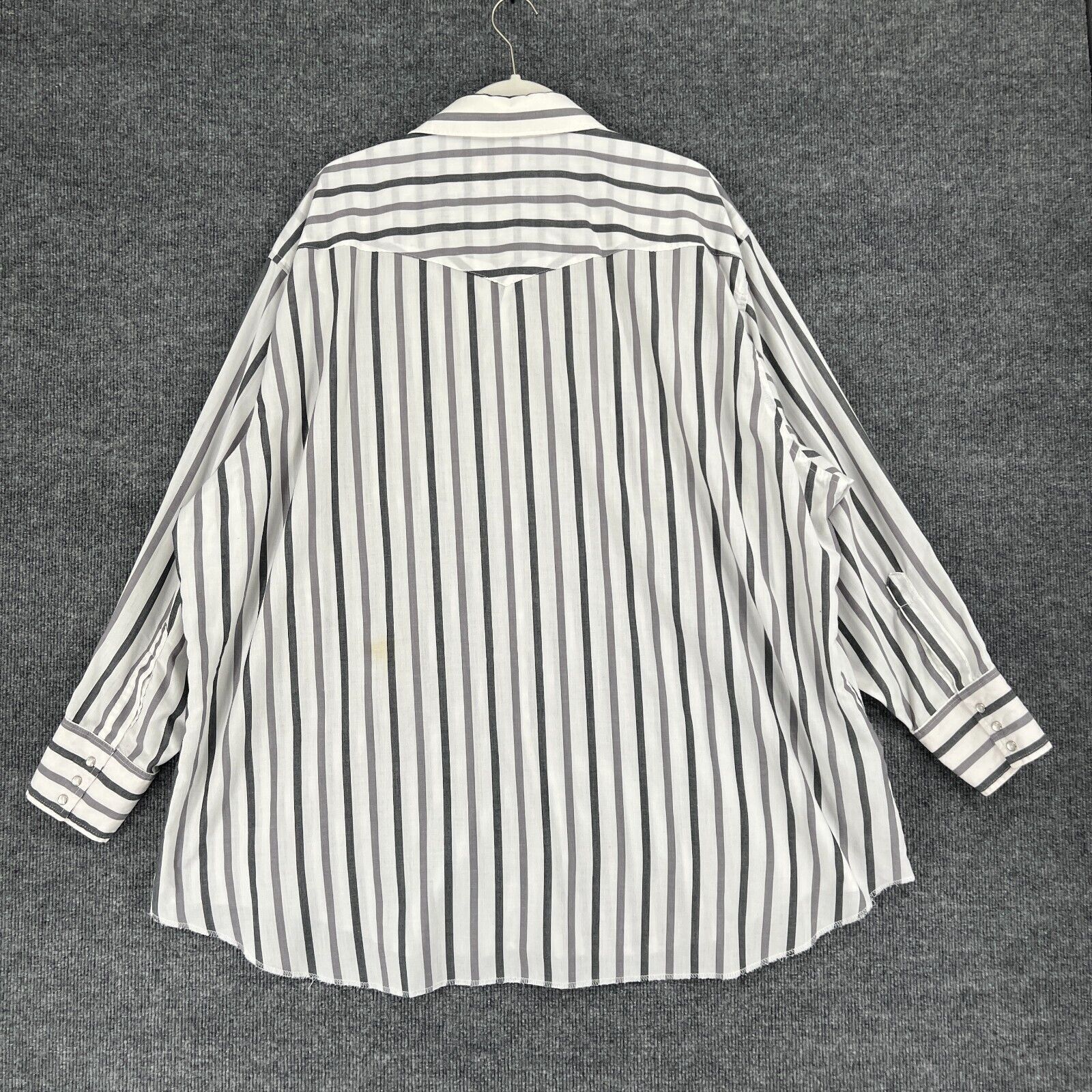Wrangler VTG Wrangler X-long Tails Western Pearl Snap Shirt Mens XXL Size US XXL / EU 58 / 5 - 4 Thumbnail
