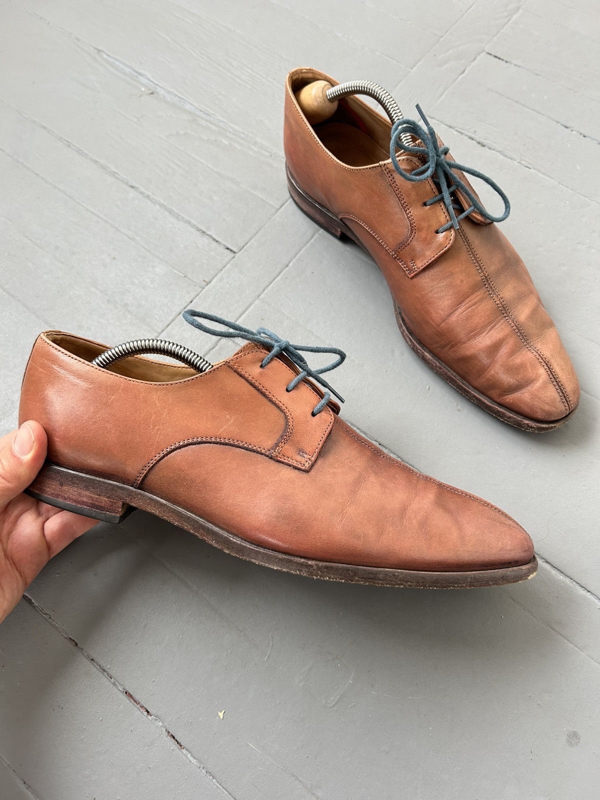 Paul Smith Paul Smith brown leather shoes Size US 10 / EU 43 - 4 Thumbnail