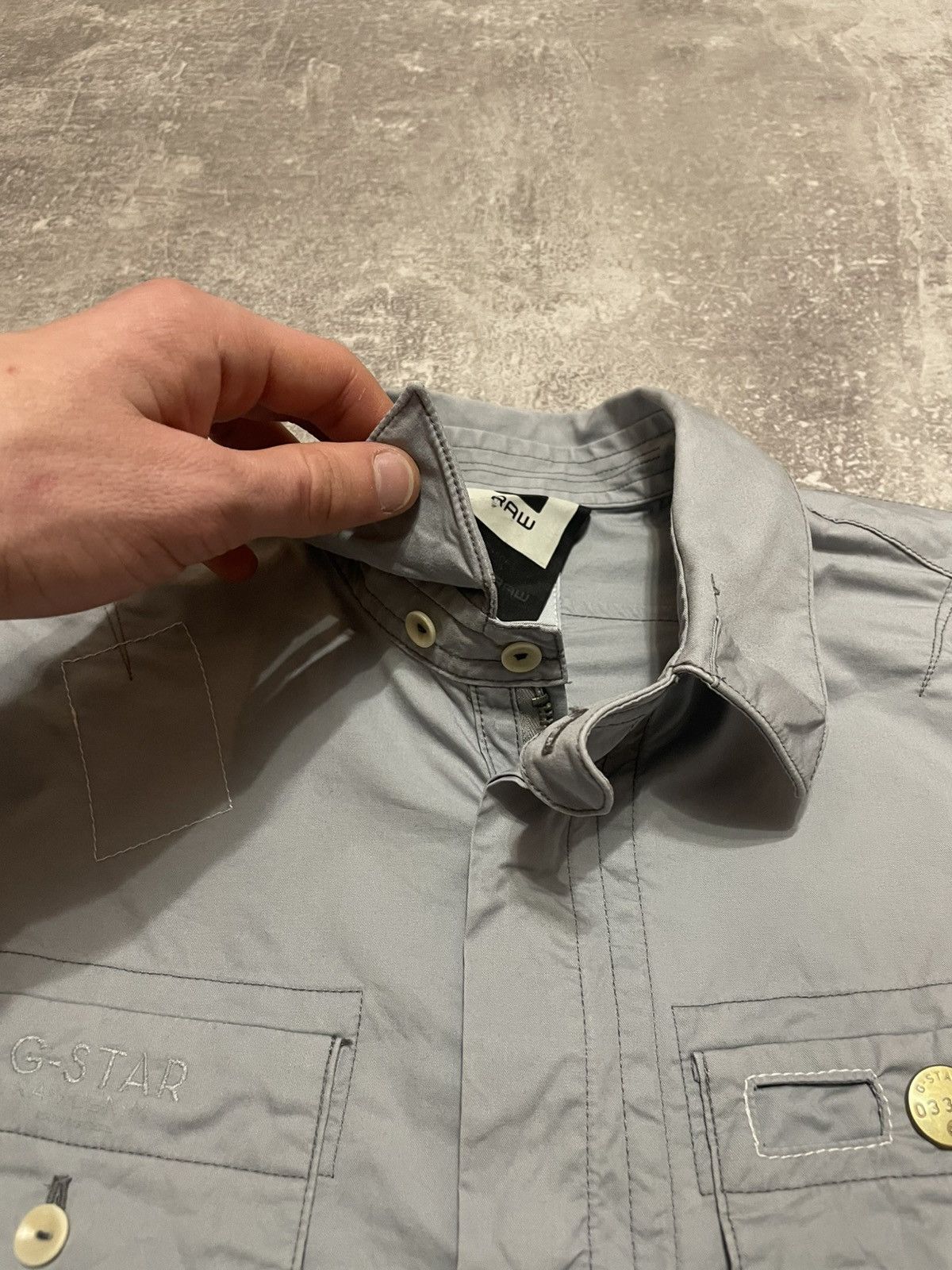 G-Star × Vintage Vintage G Star Raw FLIGHT DECK SHIRT US Owershirt Jacket Size US M / EU 48-50 / 2 - 8 Thumbnail