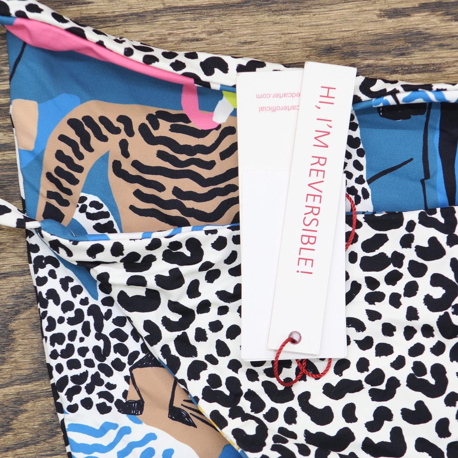 Red Carter Red Carter Reversible Bikini Bottom Indigo Dye Multi Blue S Size ONE SIZE - 5 Thumbnail