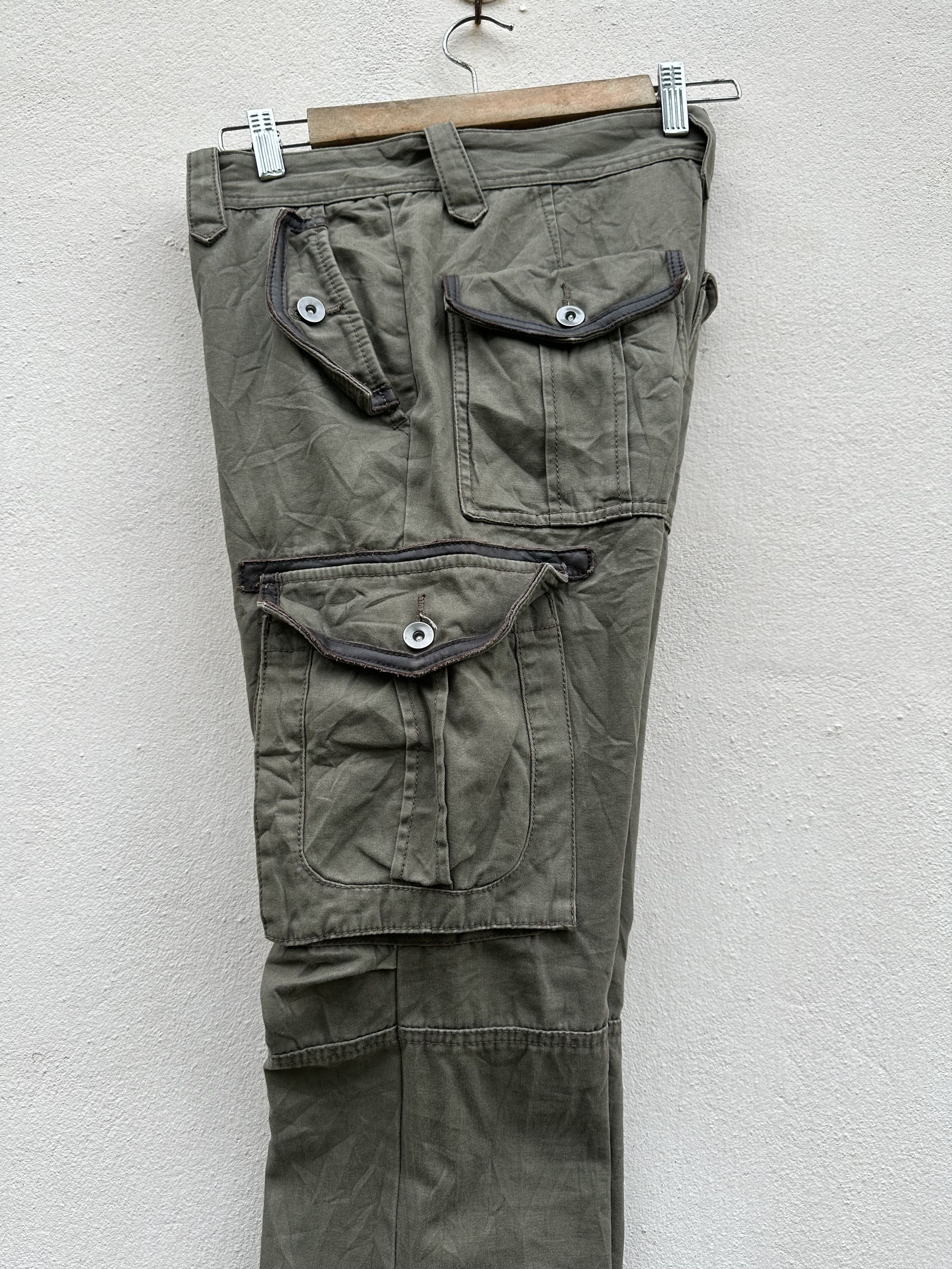 JACKROSE Japanese Brand JackRose Distressed Cargo Trouser Pant Size US 31 - 23 Thumbnail