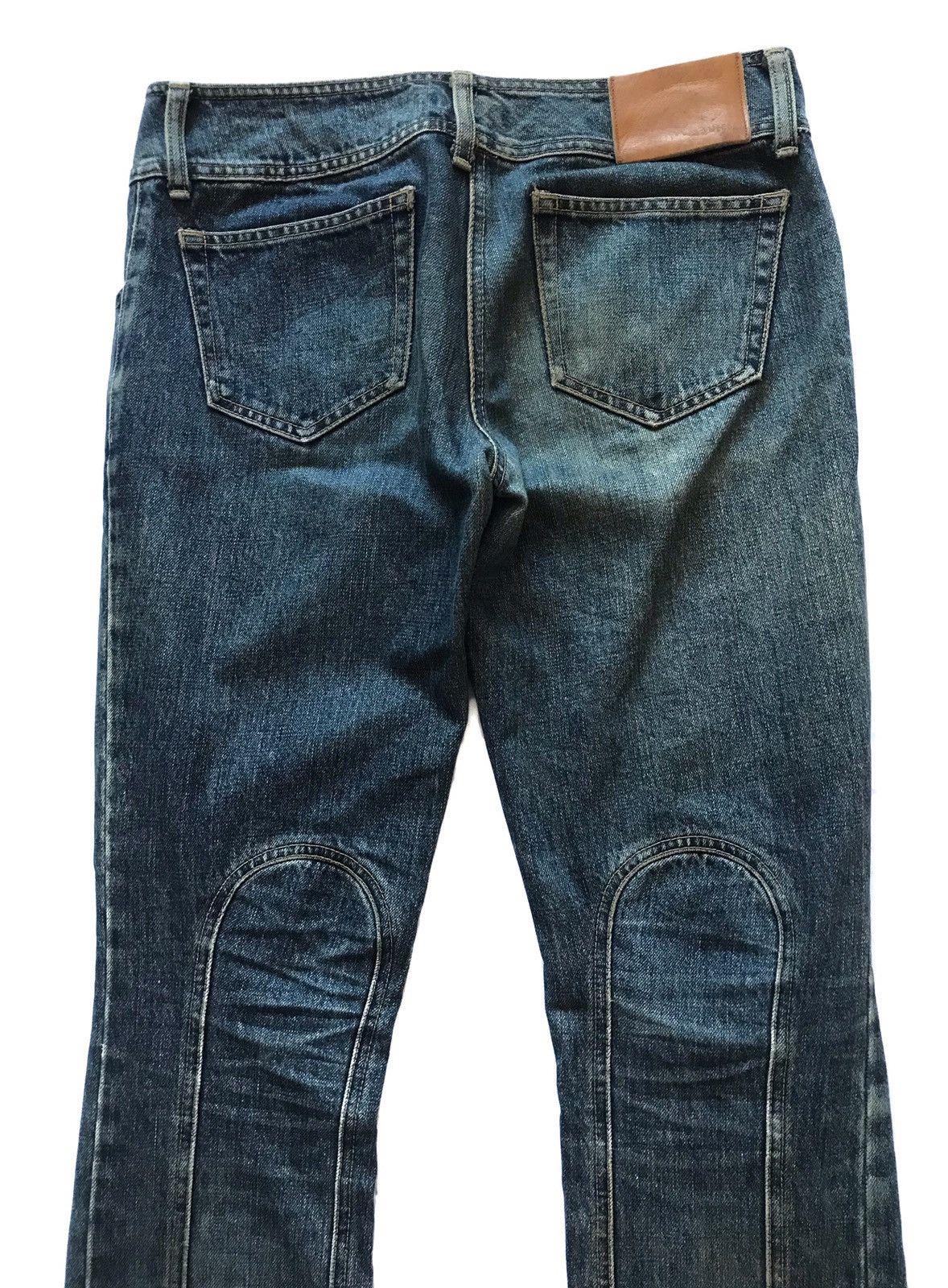 14th Addiction SHARE SPIRIT FLARE DISTRESSED JEANS Size 30" / US 8 / IT 44 - 5 Thumbnail