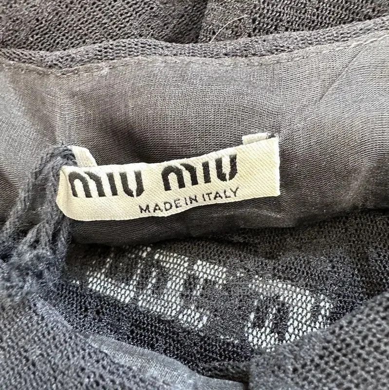 Miu Miu Miu Miu Black Women's Long Sleeve Shirt . Size S / US 4 / IT 40 - 3 Thumbnail