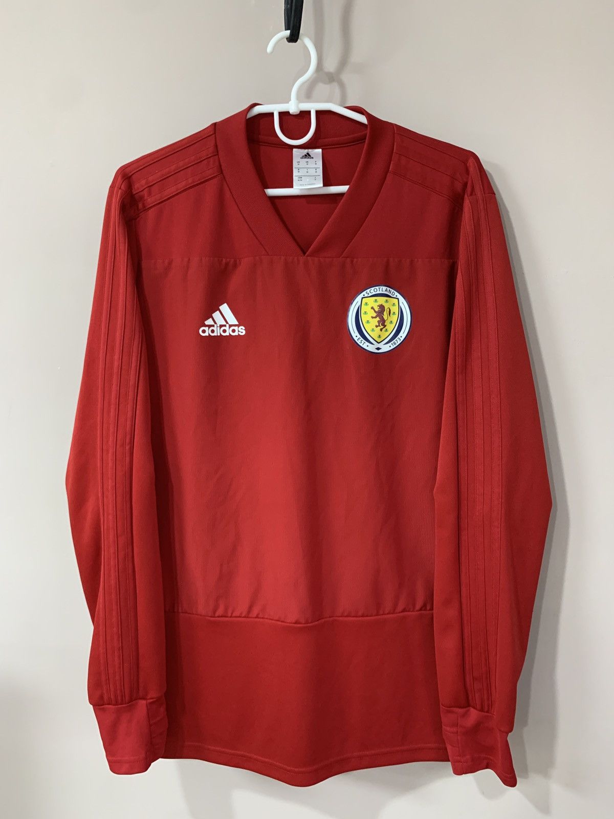 Adidas Scotland Training Football Sweatshirt Adidas Soccer Size M Size US M / EU 48-50 / 2 - 1 Thumbnail