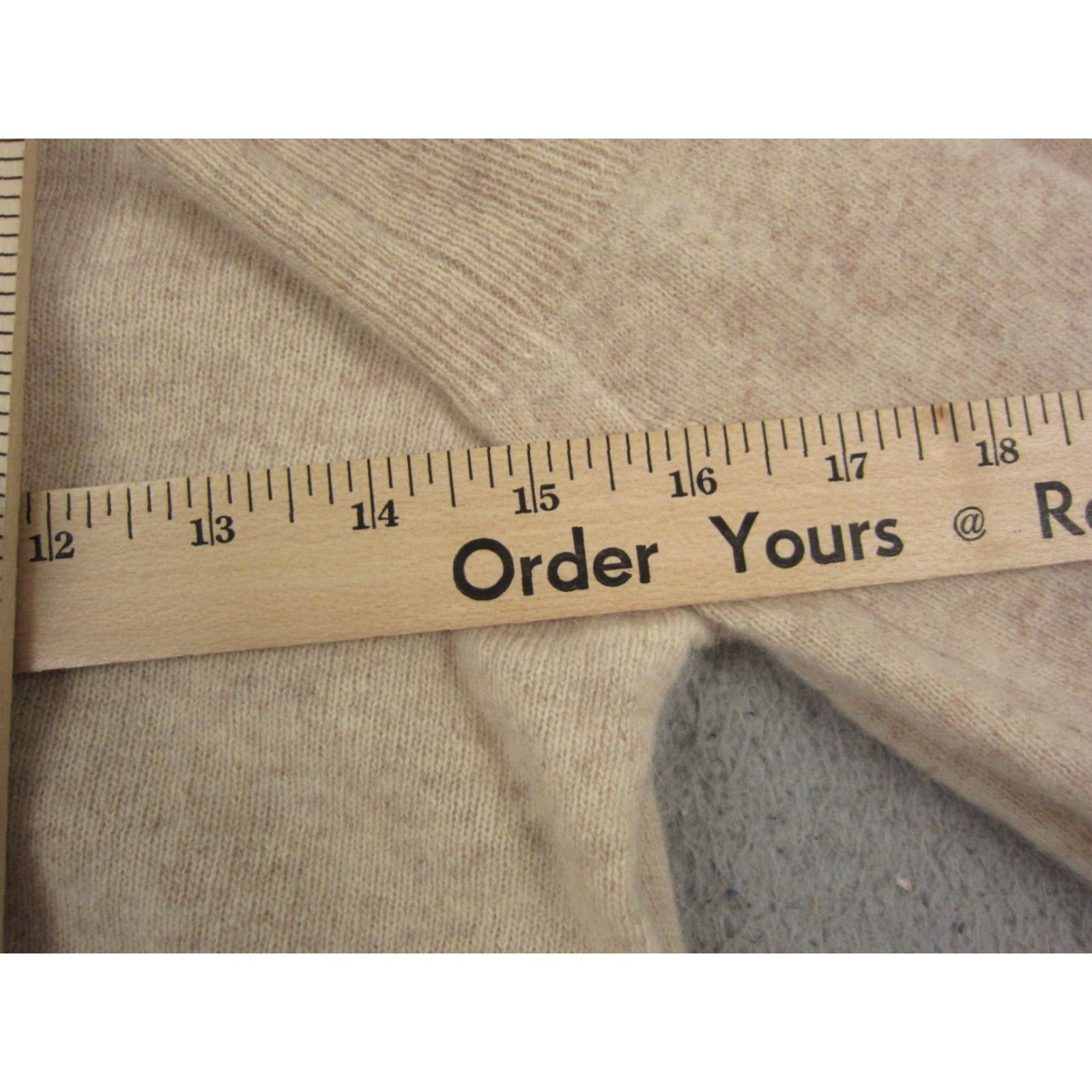 Evan Picone VINTAGE Evan Picone Sweater Women PL Turtleneck Wool Angora Ivory 90s Pullover, Knit, Long Sleeve, Petite, Casual, Regular Mens/Girls Size L / US 10 / IT 46 - 7 Thumbnail