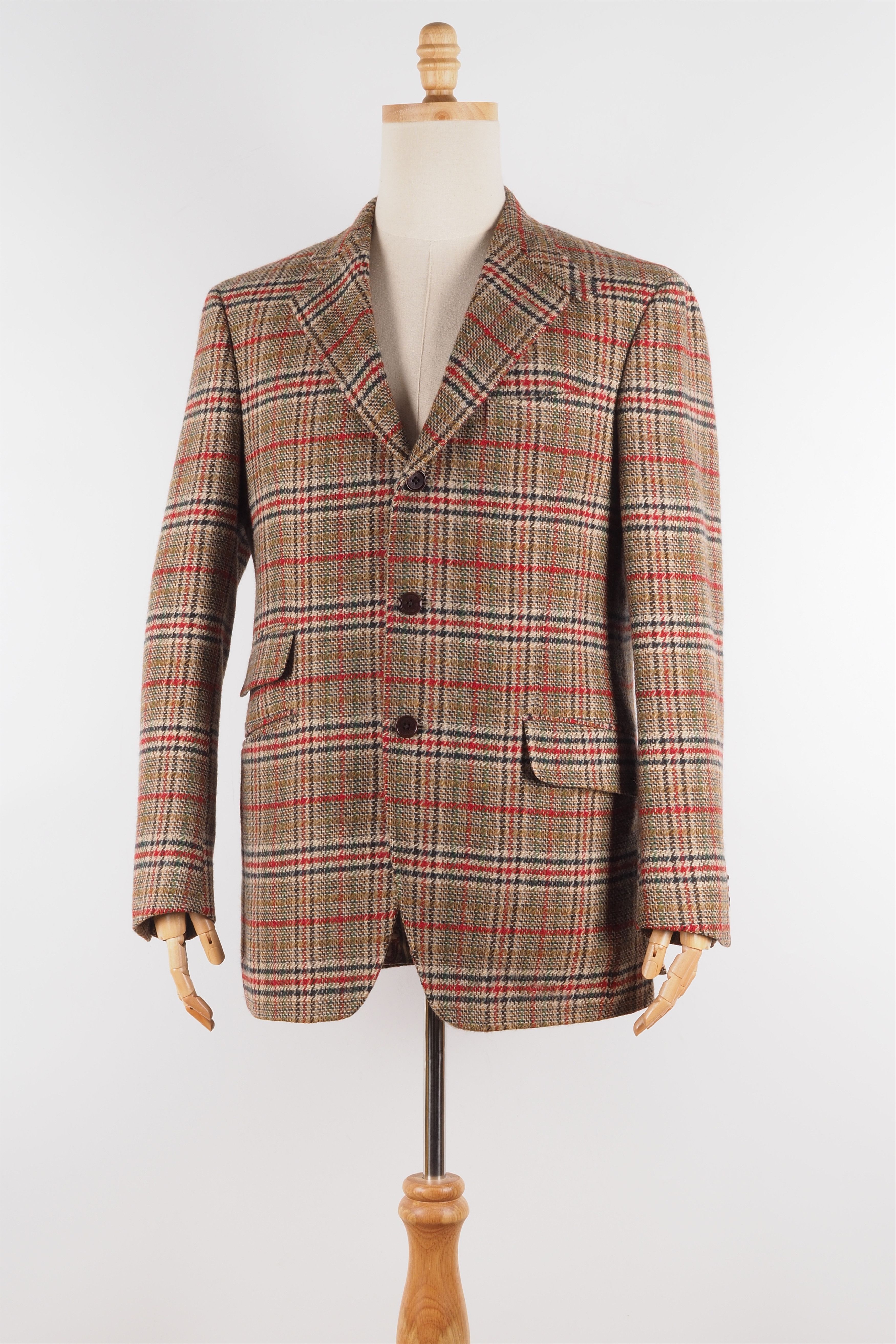 ETRO Vintage Wool Multi Sport Coat Blazer Jacket