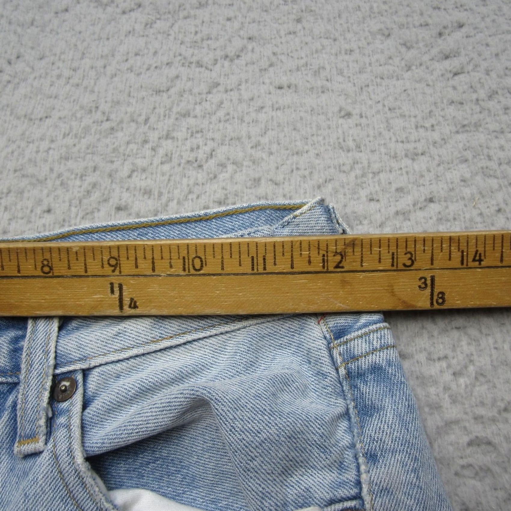 Agolde AGOLDE Riley High Rise Jeans Womens 23 Blue Distressed Straight Crop Denim USA Size 40" / US 18 - 4 Thumbnail