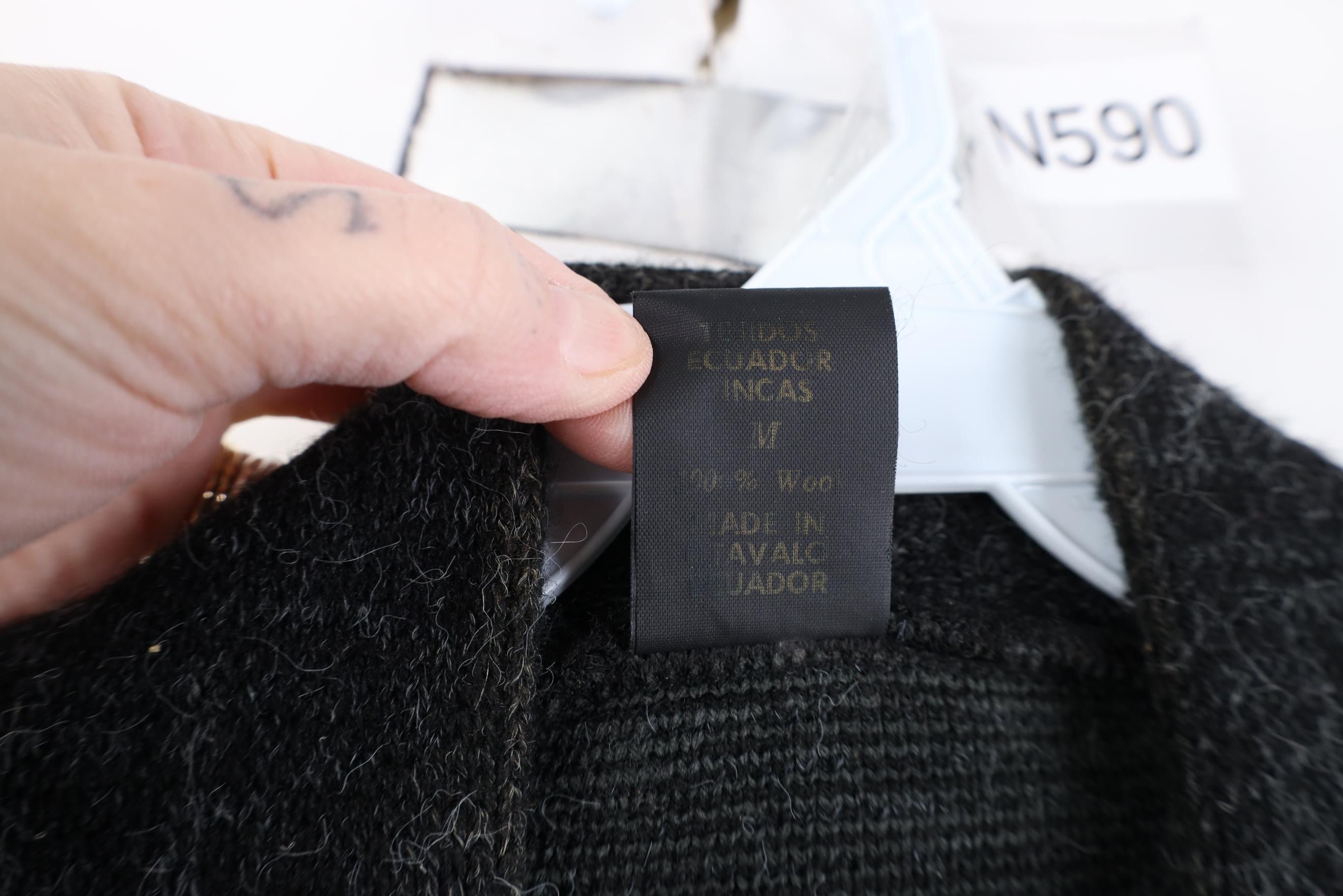 Vintage Vintage 90s Streetwear Heavyweight Wool Knit Sweater Size US M / EU 48-50 / 2 - 9 Thumbnail