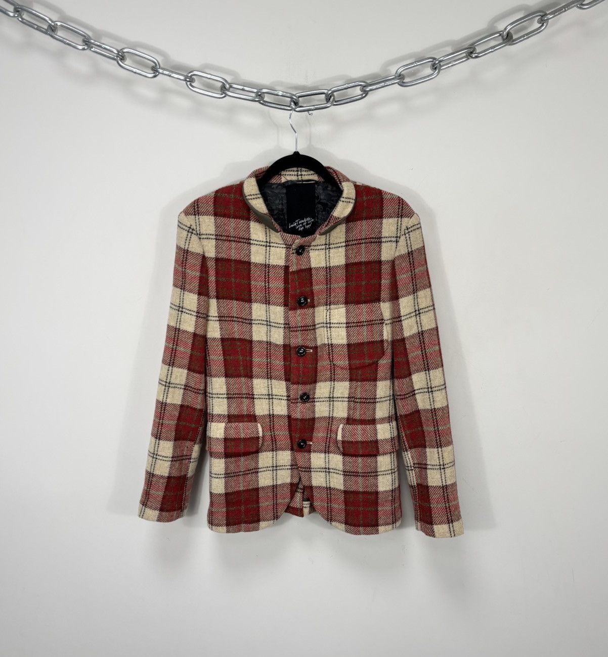 Other Luis Trenker Women’s Plaid Check Alpine Wool Blazer Jacket Size XL / US 12-14 / IT 48-50 - 1 Thumbnail