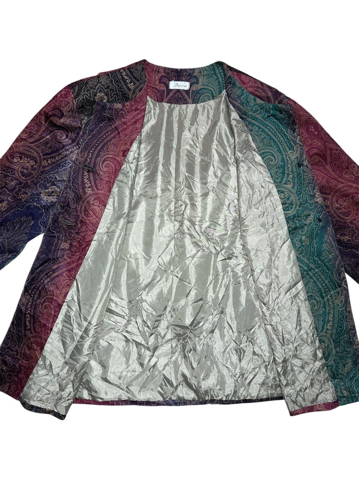 Japanese Brand Bern Paisley Pattern Size L / US 10 / IT 46 - 5 Thumbnail