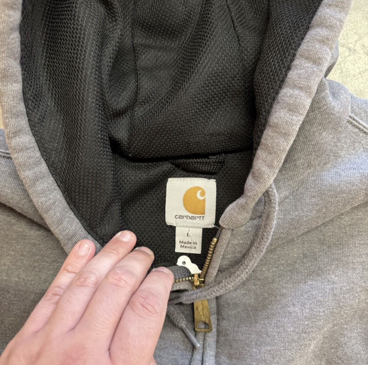 Carhartt 90s Vintage Carhartt full zip hoodie Size US L / EU 52-54 / 3 - 2 Thumbnail