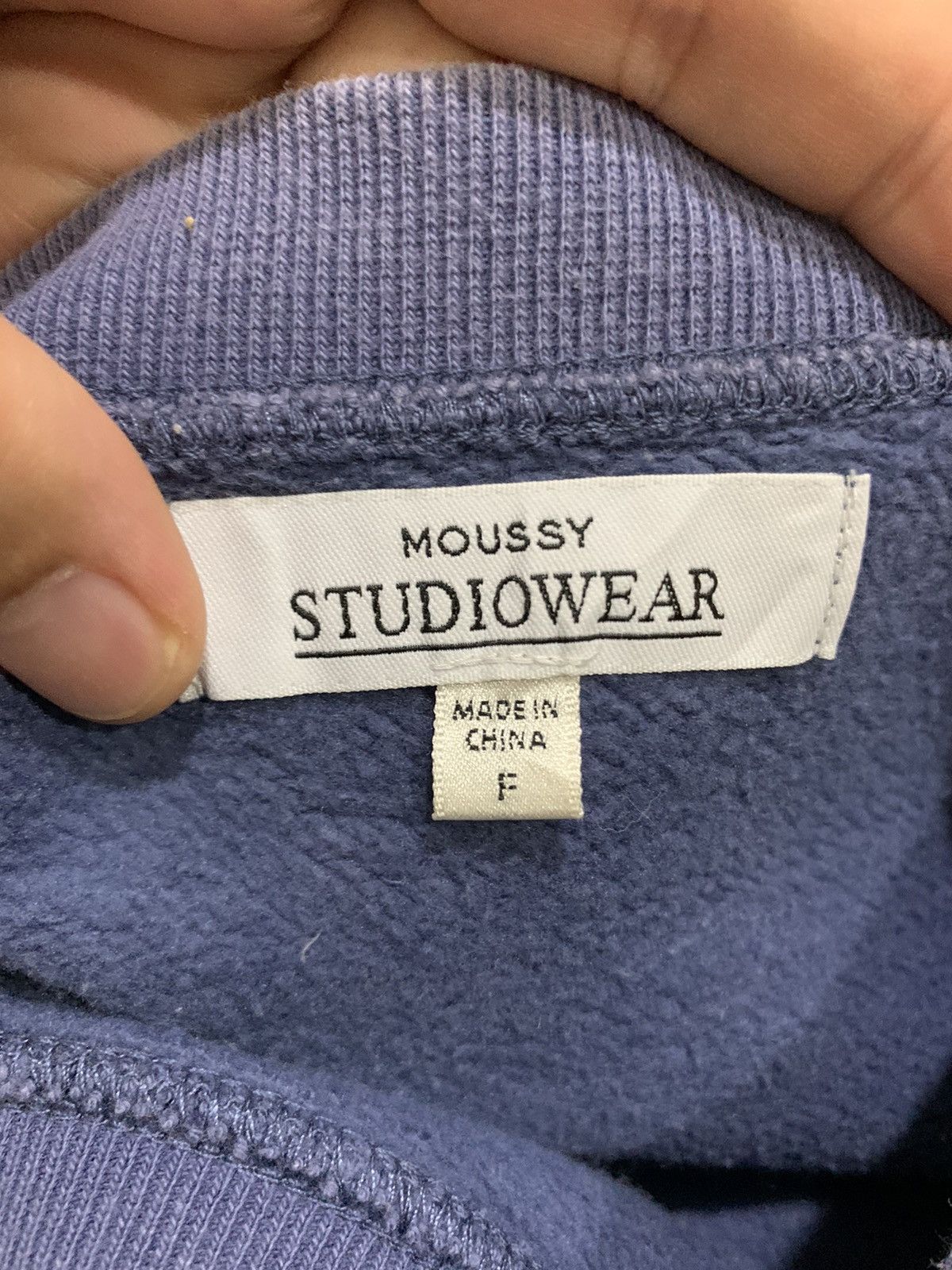 MOUSSY Moussy Studiowear Sweatshirt Size US XL / EU 56 / 4 - 9 Thumbnail