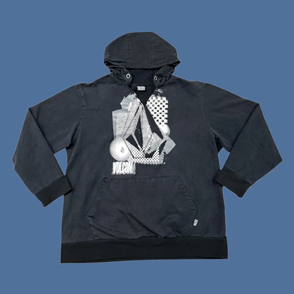 Volcom VINTAGE Volcom Hoodie Sweatshirt Men’s 2XL Black Y2K Grunge Skate Size US XXL / EU 58 / 5 - 1 Thumbnail