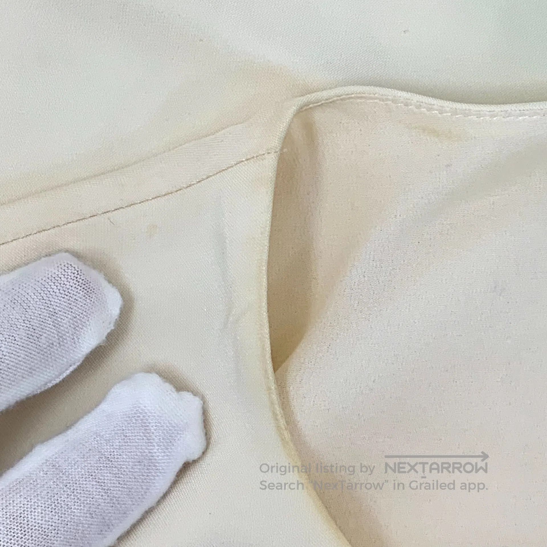 Celine CELINE Beige mulberry silk zipper design sleeveless vest| Size XXS / US 00 / IT 34 - 7 Thumbnail