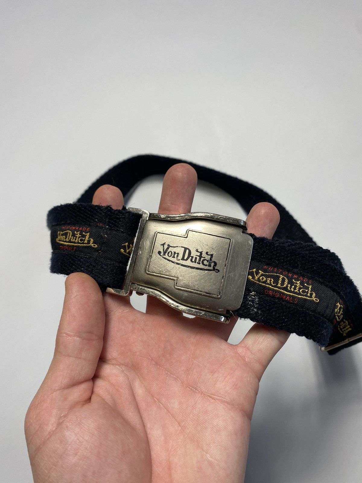 Vintage × Von Dutch Vintage Von Dutch Cotton Monogram Y2K Belt Size ONE SIZE - 2 Thumbnail