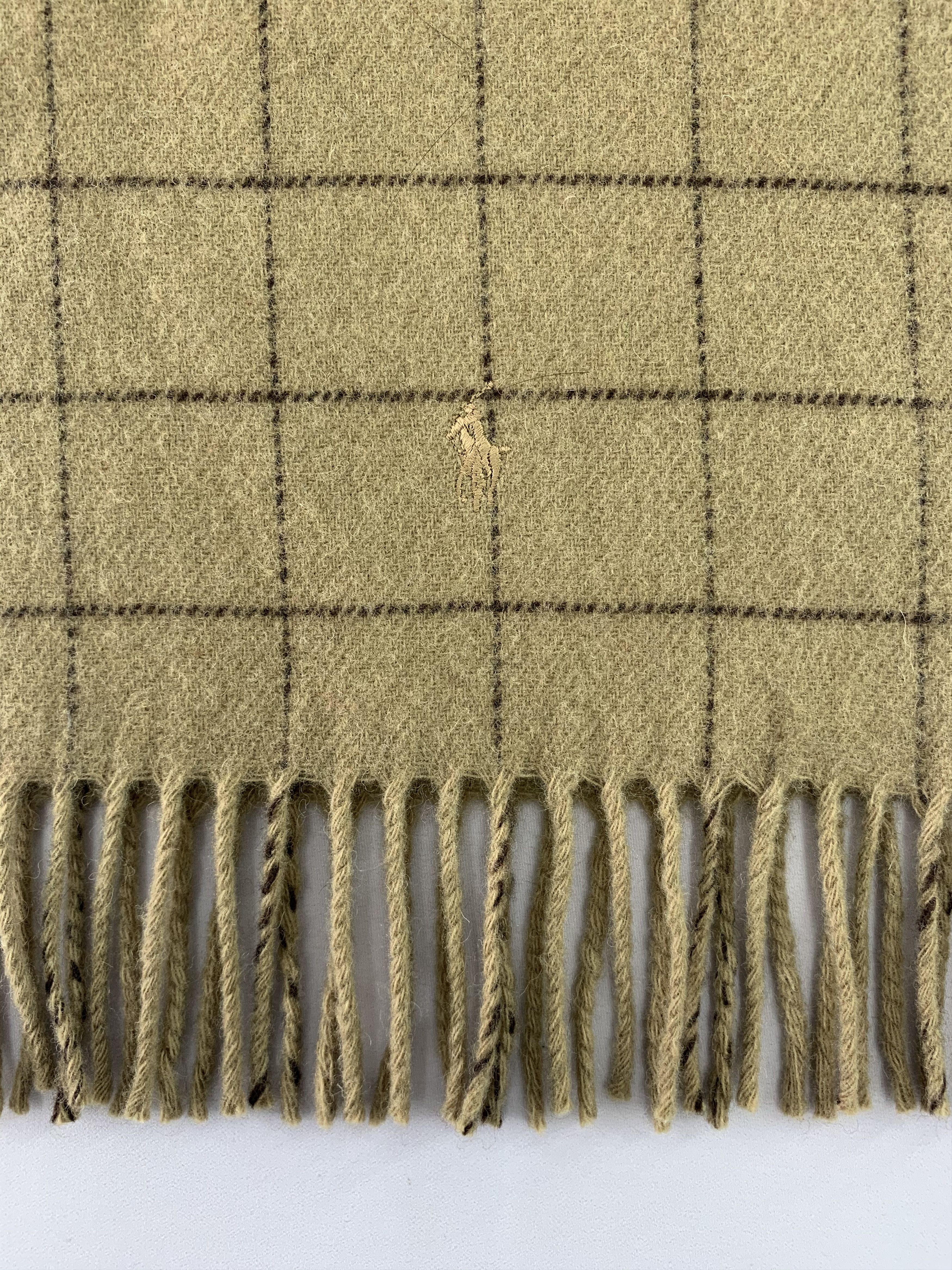 Polo Ralph Lauren Polo Ralph Lauren Scarf Wool Muffler Neck Wrap BL4348 Size ONE SIZE - 4 Thumbnail